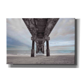 'Beneath the Outer Banks Beach Pier' by Lori Deiter, Canvas Wall Art