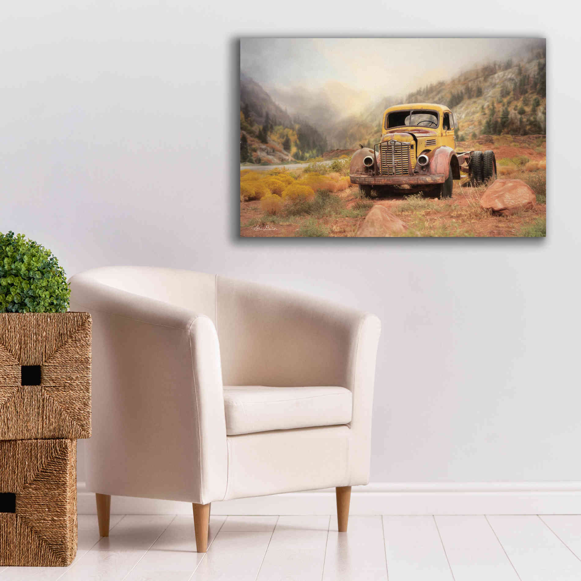 'Southwestern Relic' by Lori Deiter, Canvas Wall Art,40 x 26