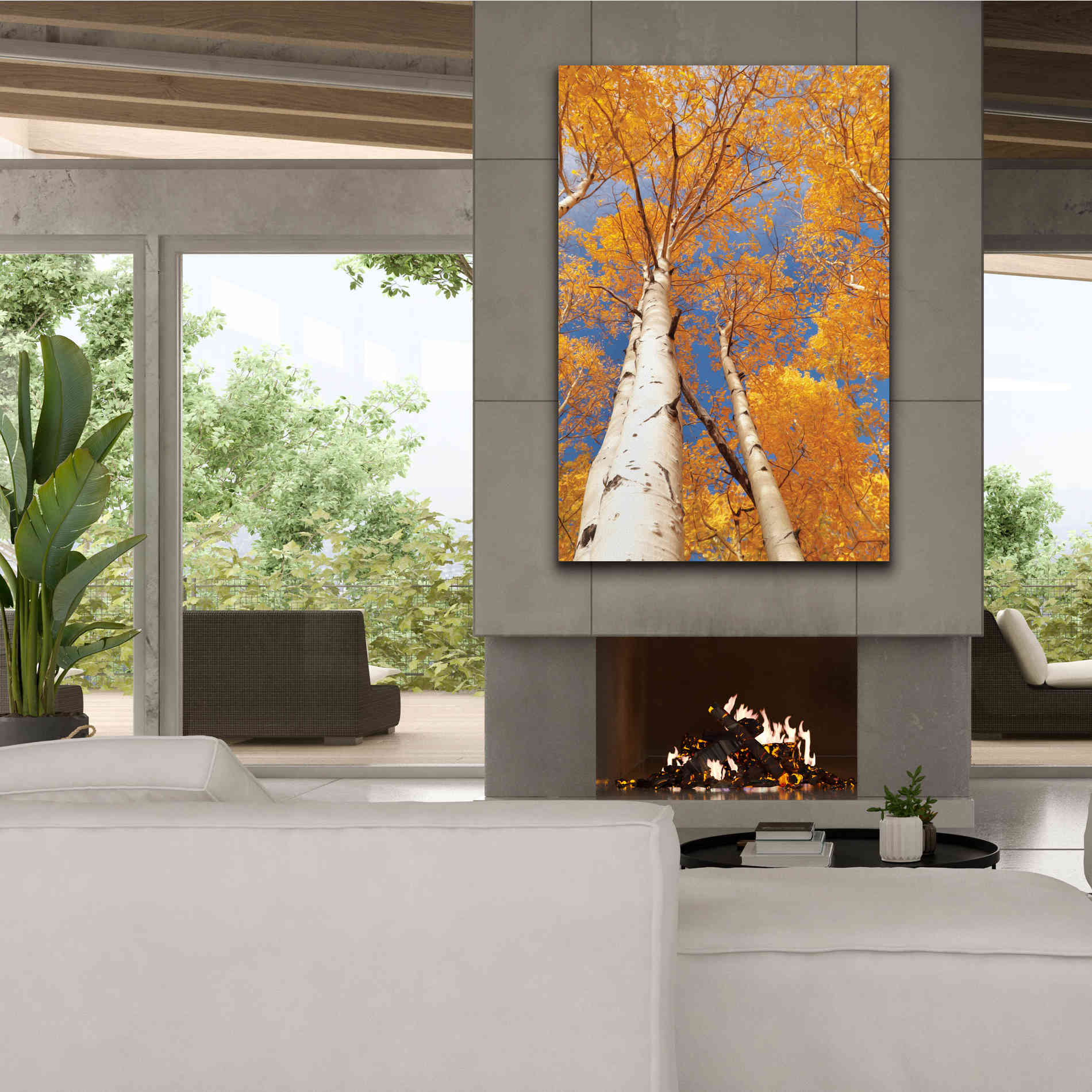 'Aspen I' by Lori Deiter, Canvas Wall Art,40 x 60