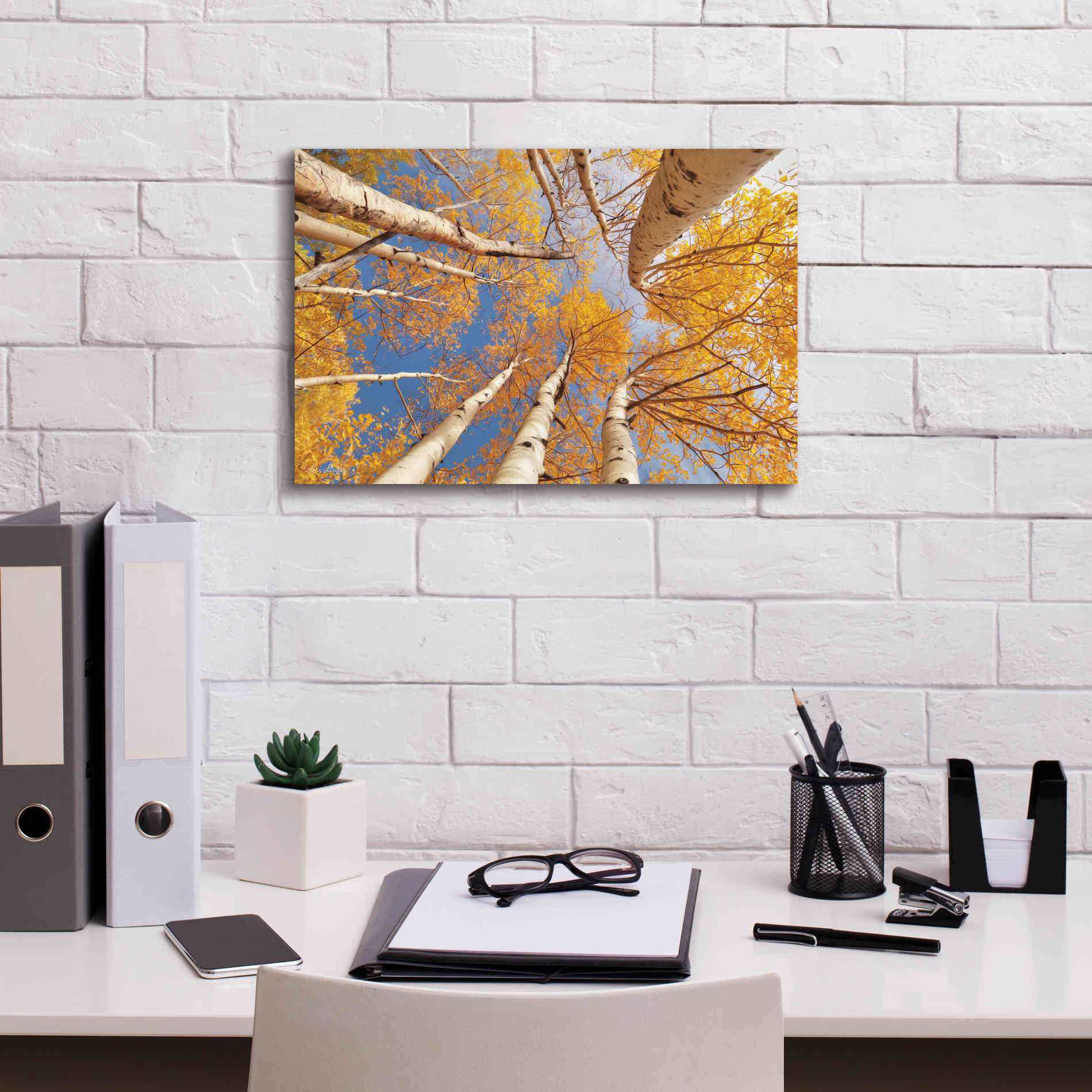 'Aspen II' by Lori Deiter, Canvas Wall Art,18 x 12