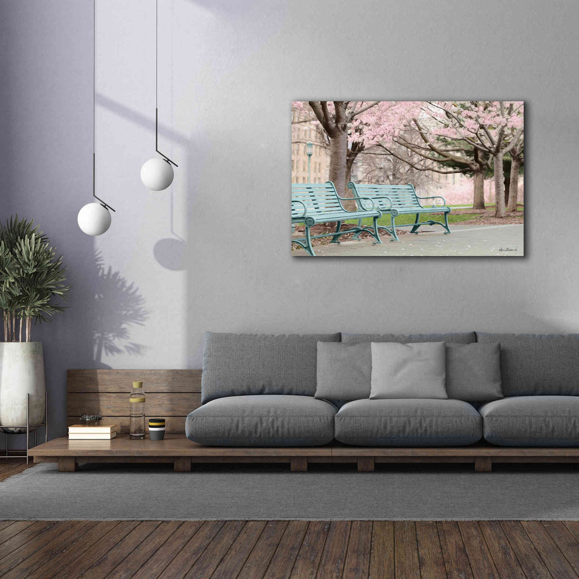 'Sheep Ranch' by Lori Deiter, Canvas Wall Art,60 x 40