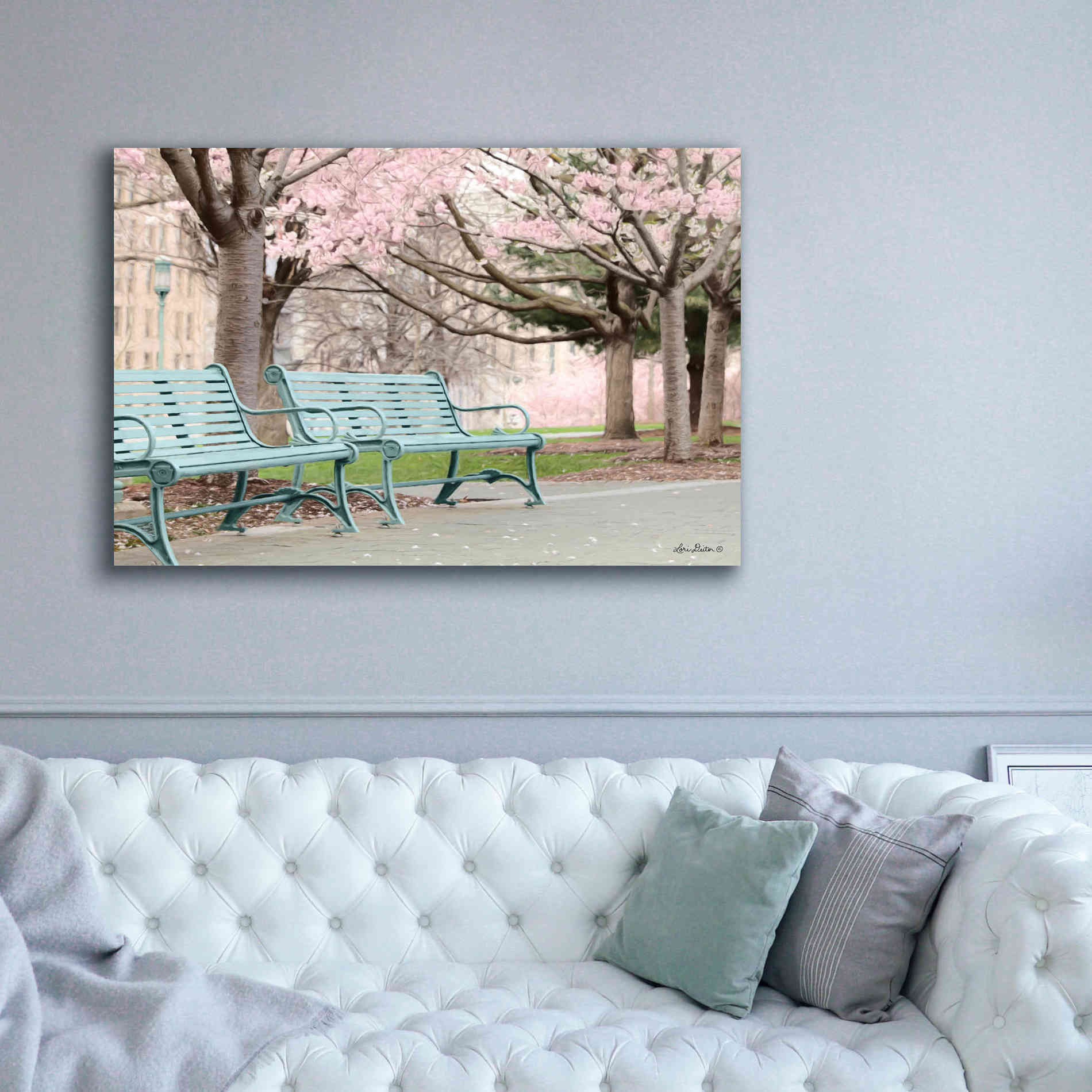 'Sheep Ranch' by Lori Deiter, Canvas Wall Art,60 x 40