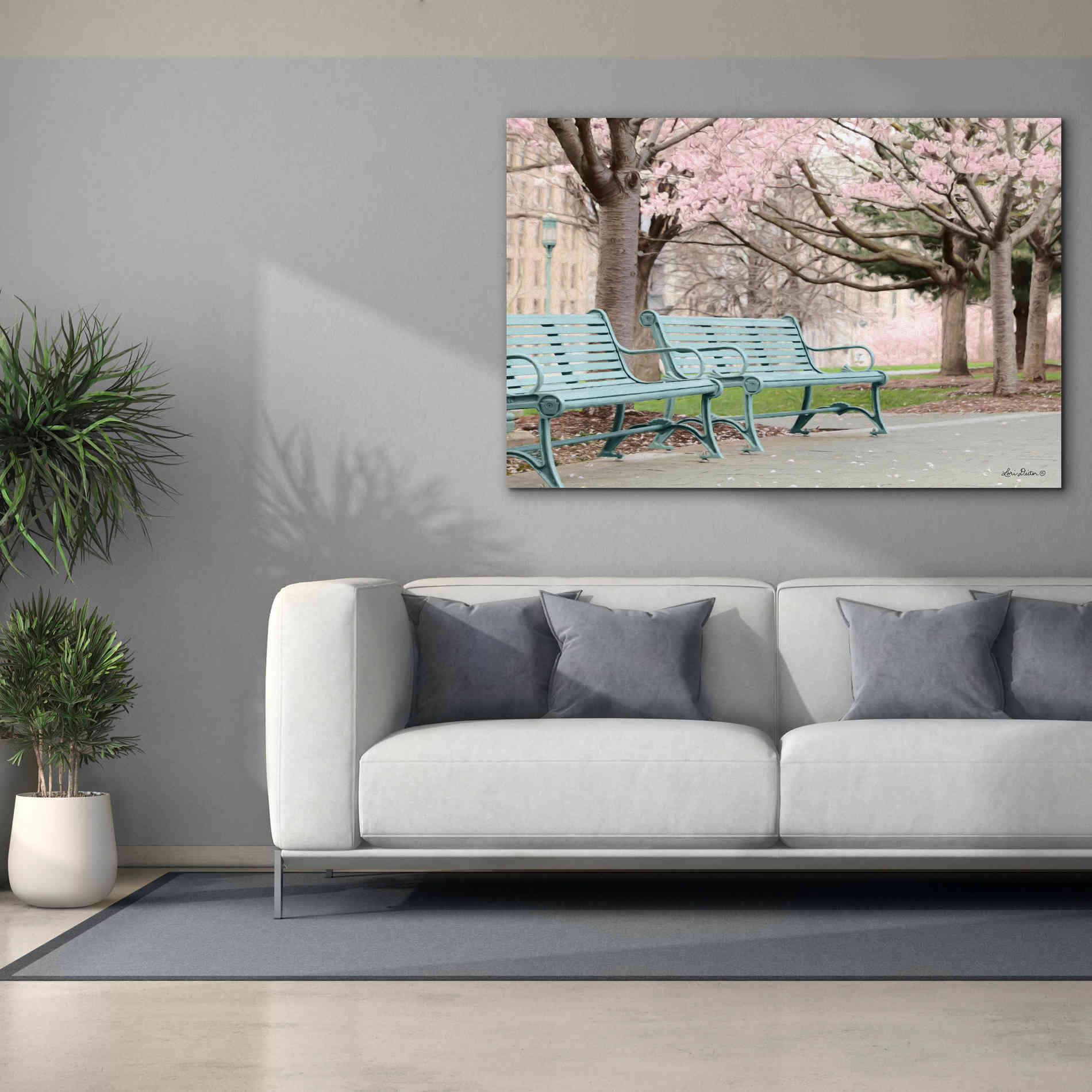 'Sheep Ranch' by Lori Deiter, Canvas Wall Art,60 x 40