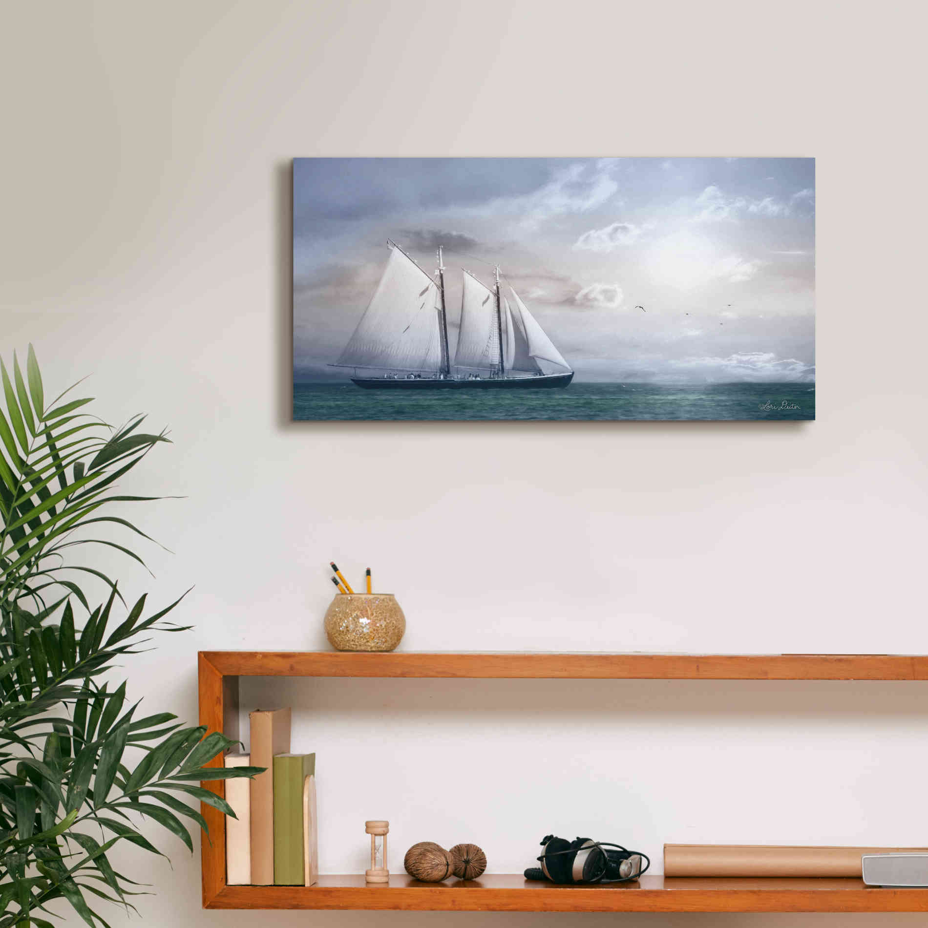 'Adventure on the Seas' by Lori Deiter, Canvas Wall Art,24 x 12