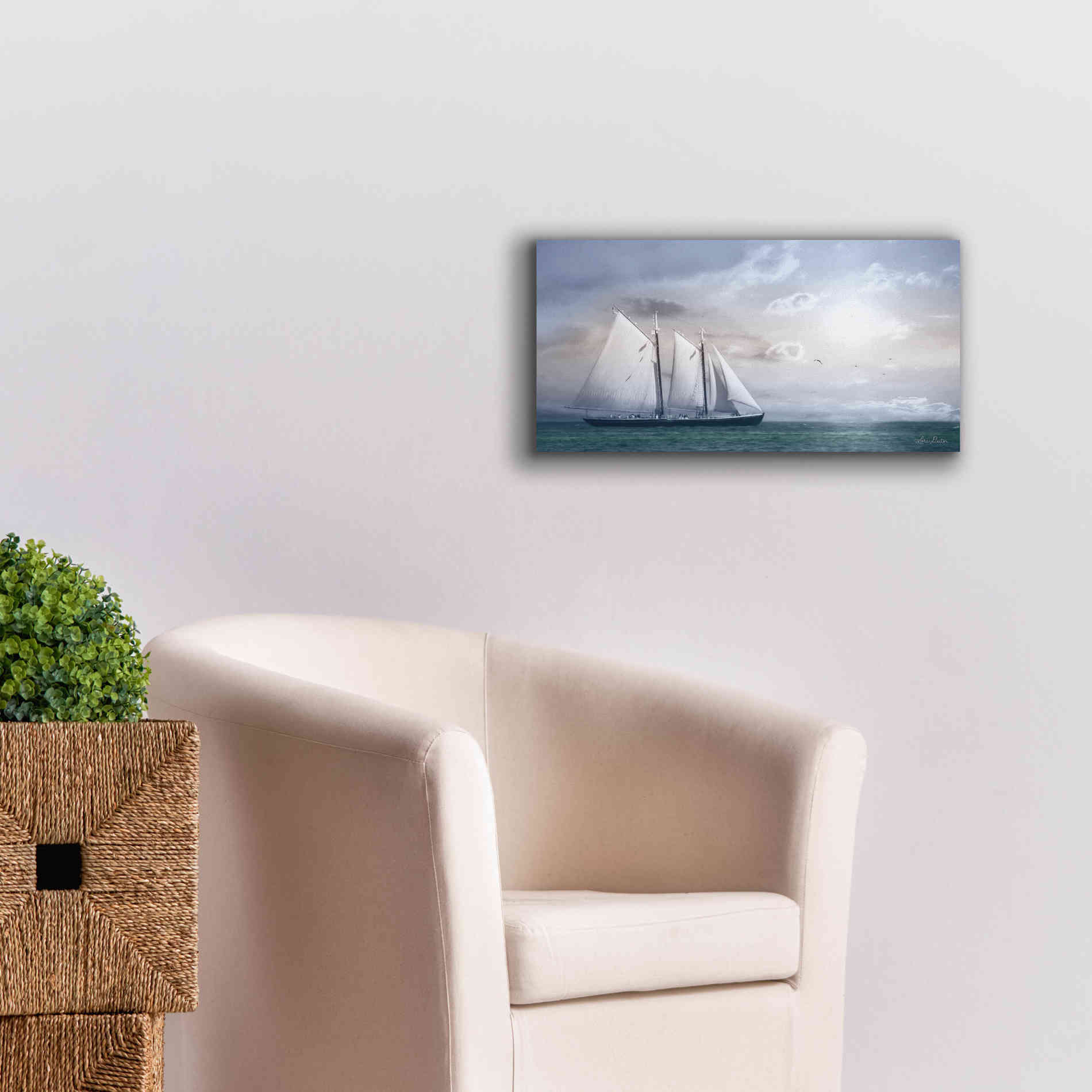 'Adventure on the Seas' by Lori Deiter, Canvas Wall Art,24 x 12
