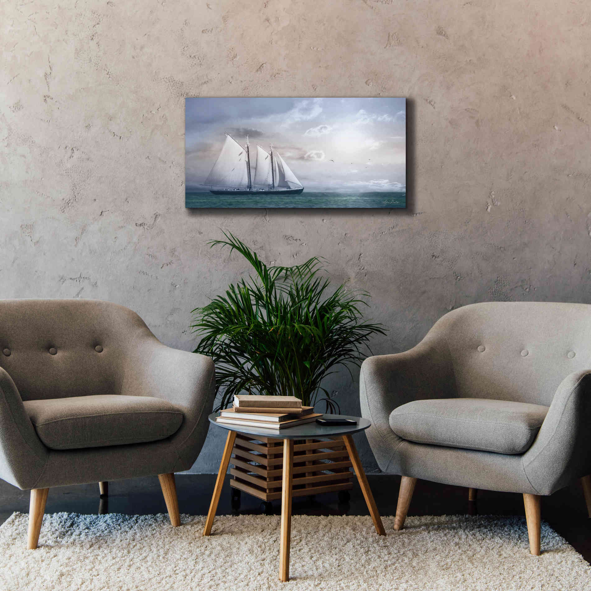 'Adventure on the Seas' by Lori Deiter, Canvas Wall Art,40 x 20