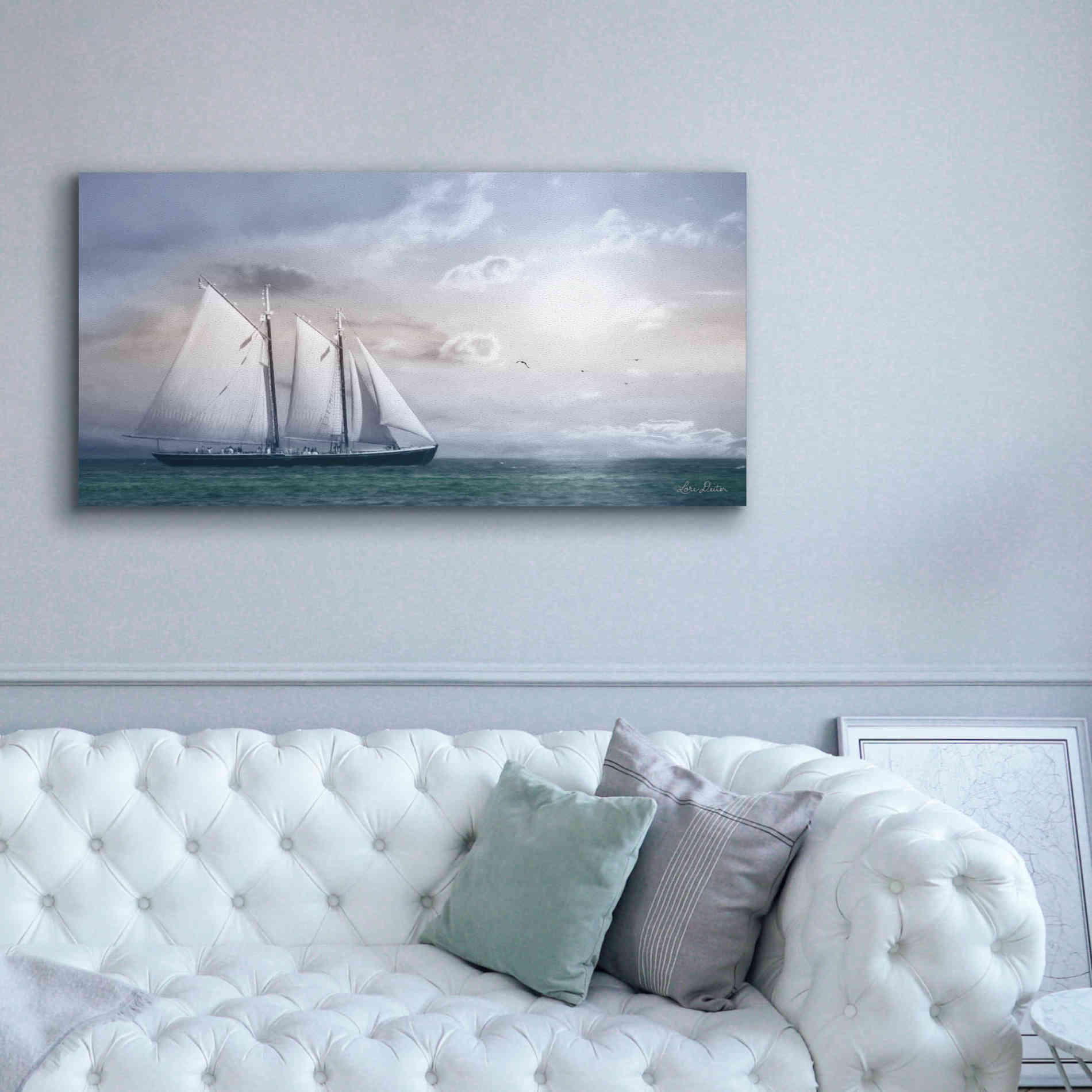 'Adventure on the Seas' by Lori Deiter, Canvas Wall Art,60 x 30