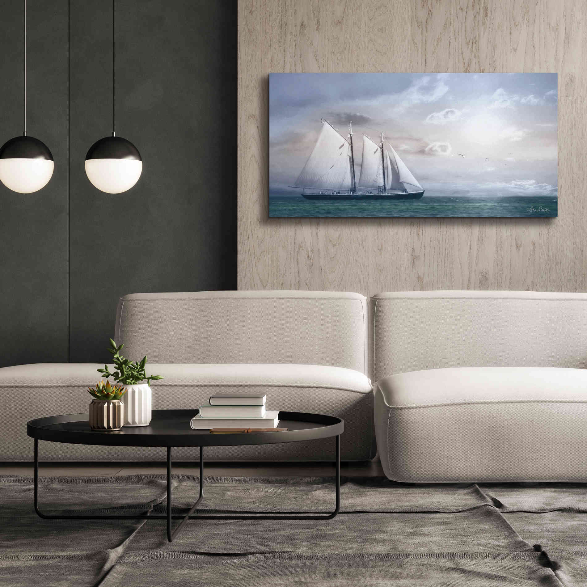 'Adventure on the Seas' by Lori Deiter, Canvas Wall Art,60 x 30