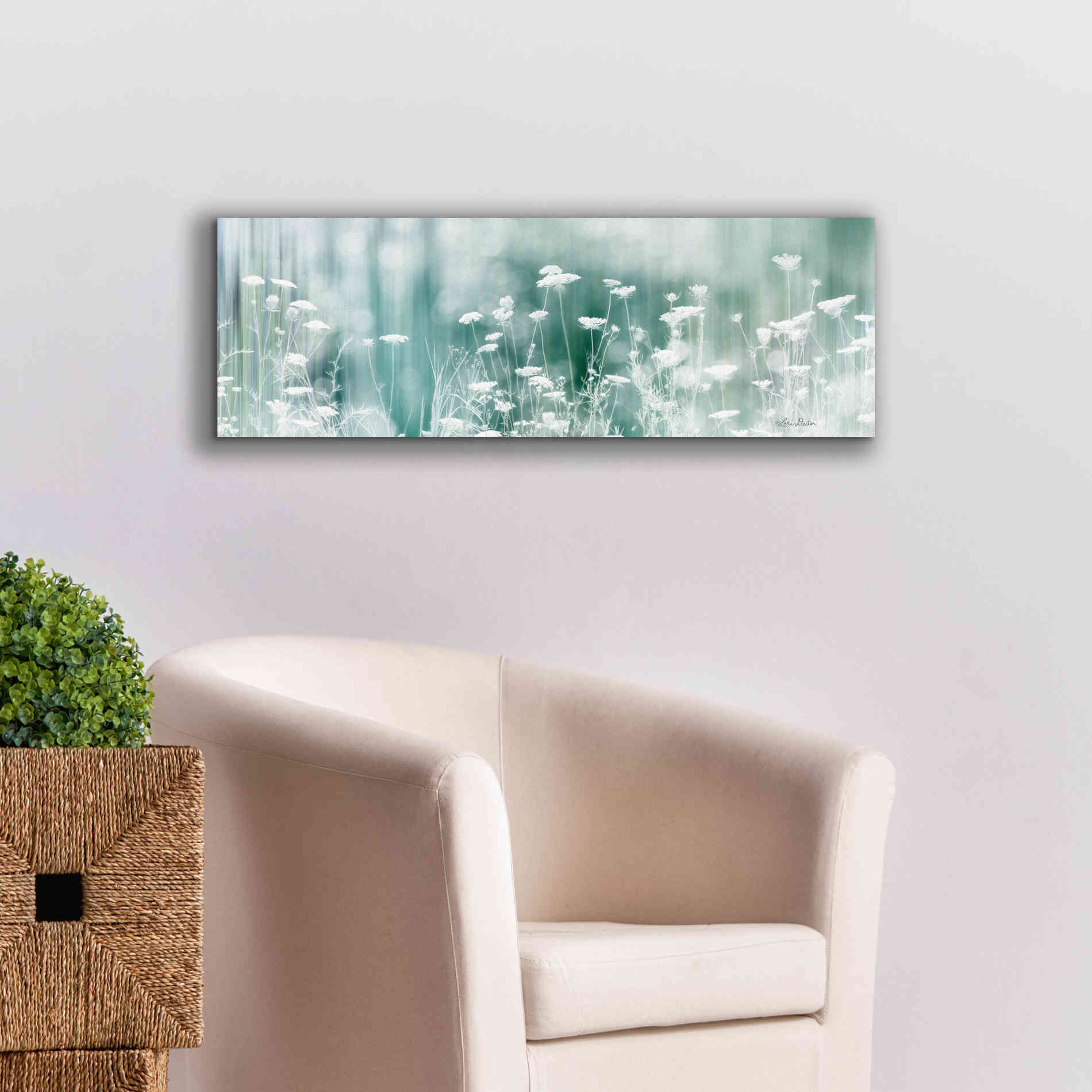 'Dreamy Meadow' by Lori Deiter, Canvas Wall Art,36 x 12