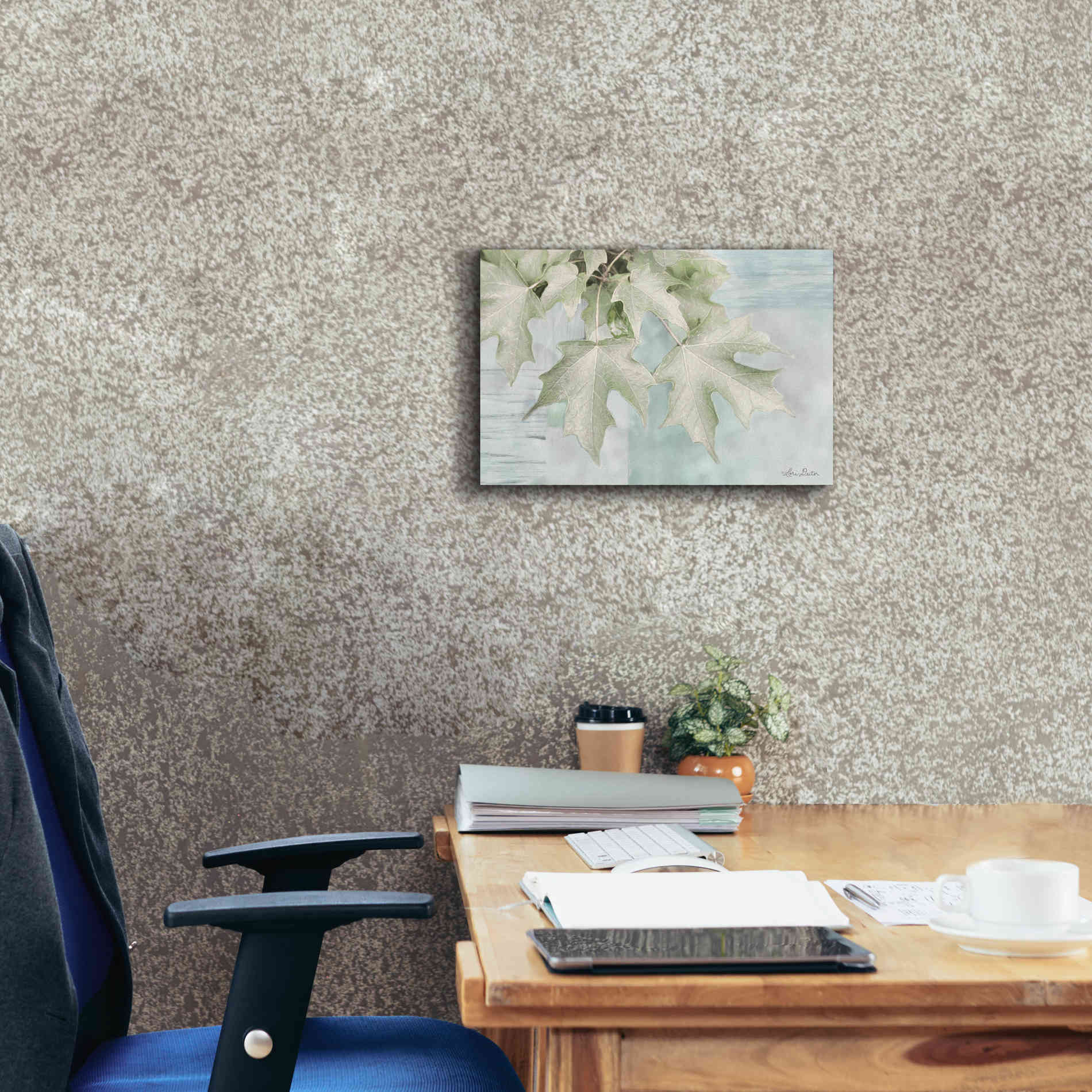 'The Maple Leaves' by Lori Deiter, Canvas Wall Art,18 x 12