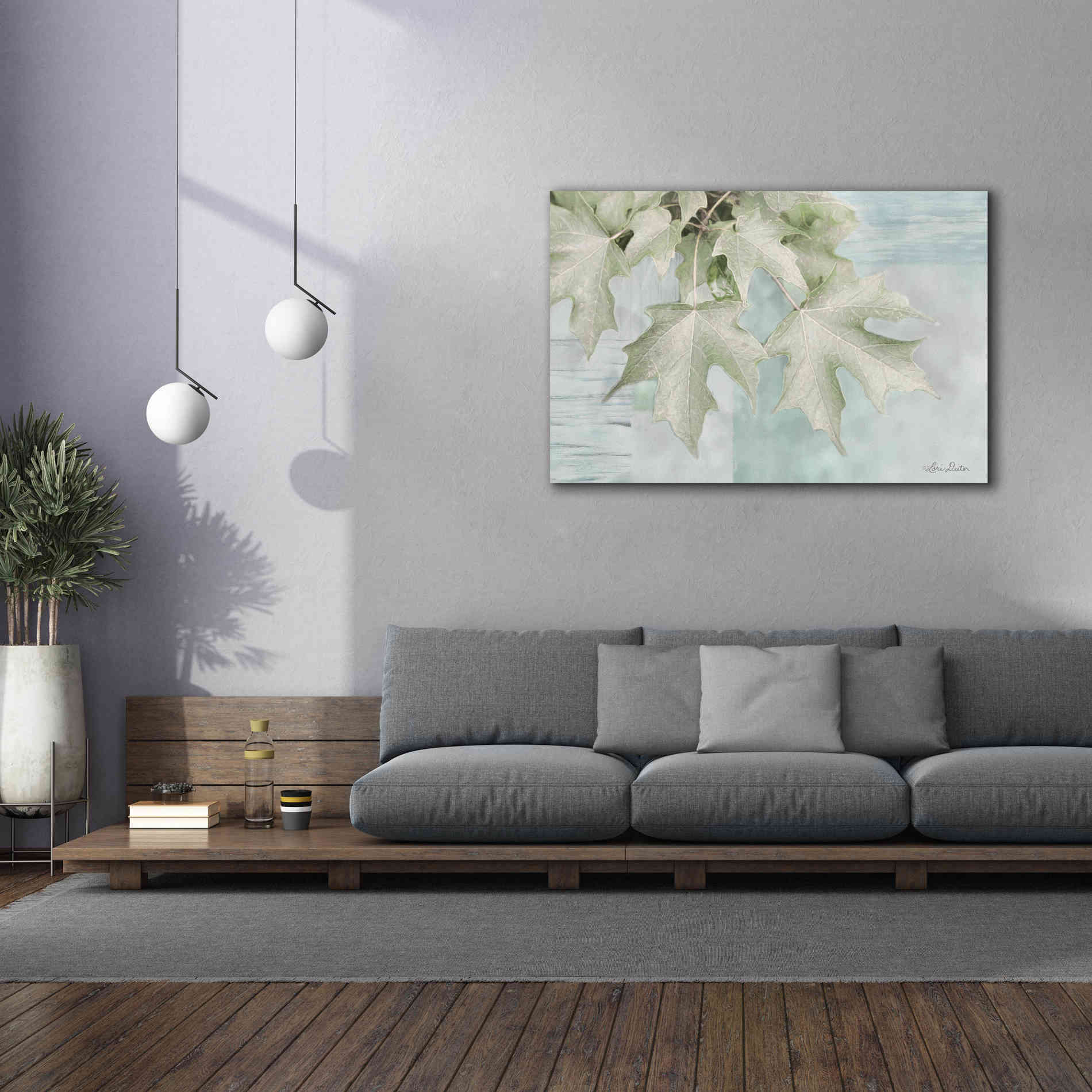 'The Maple Leaves' by Lori Deiter, Canvas Wall Art,60 x 40