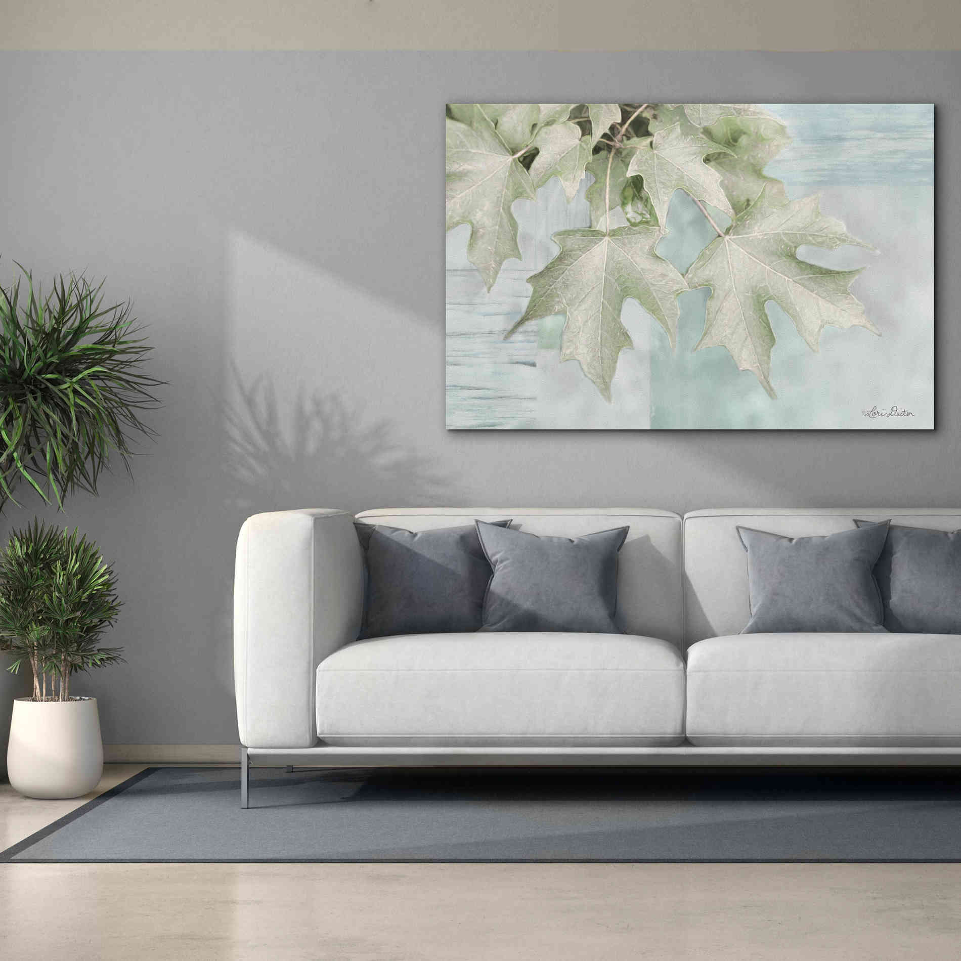 'The Maple Leaves' by Lori Deiter, Canvas Wall Art,60 x 40