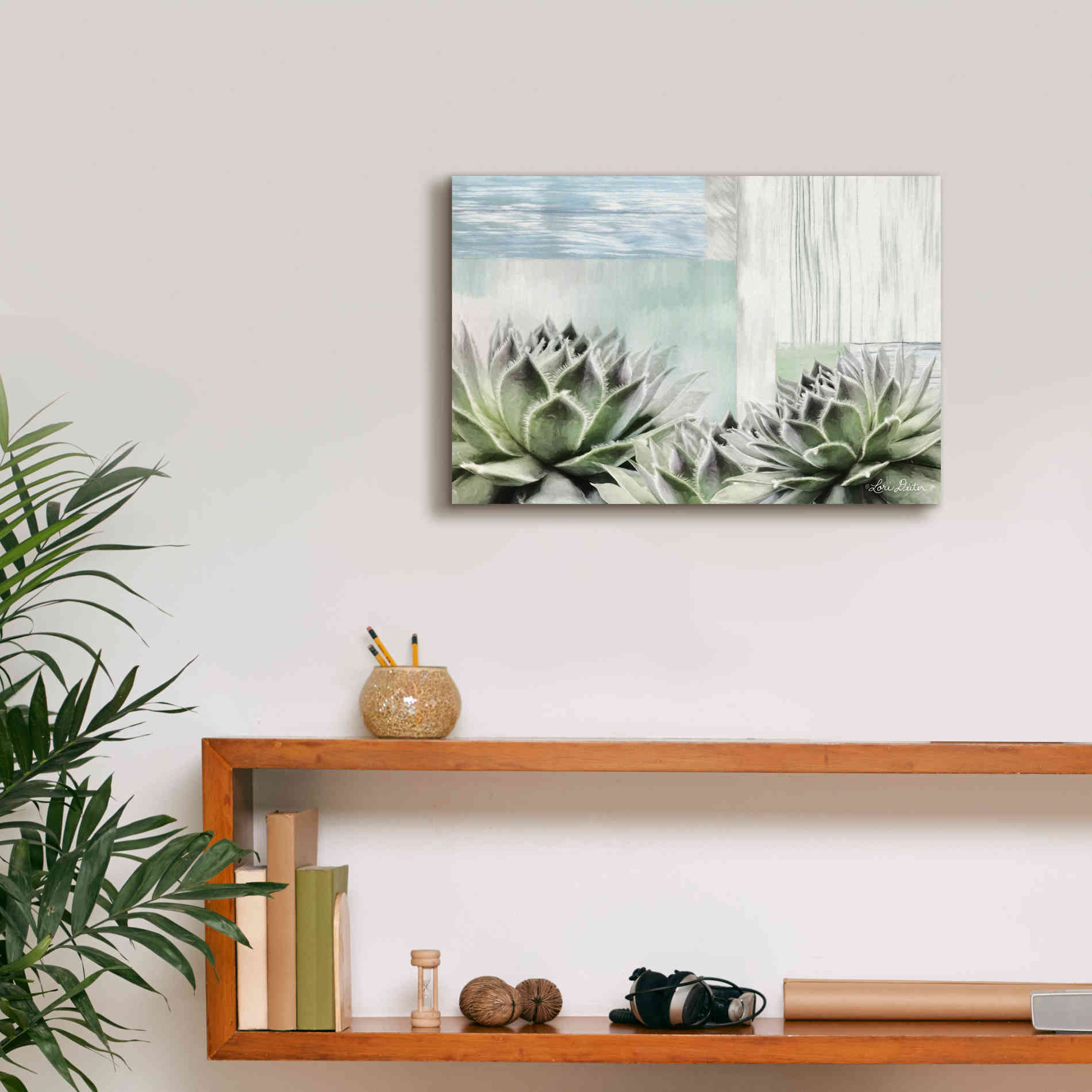 'Grow in Grace' by Lori Deiter, Canvas Wall Art,18 x 12