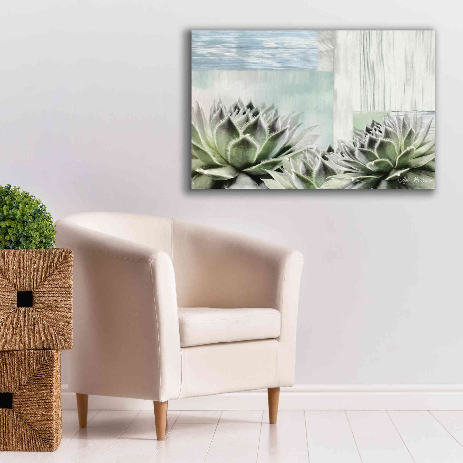 'Grow in Grace' by Lori Deiter, Canvas Wall Art,40 x 26