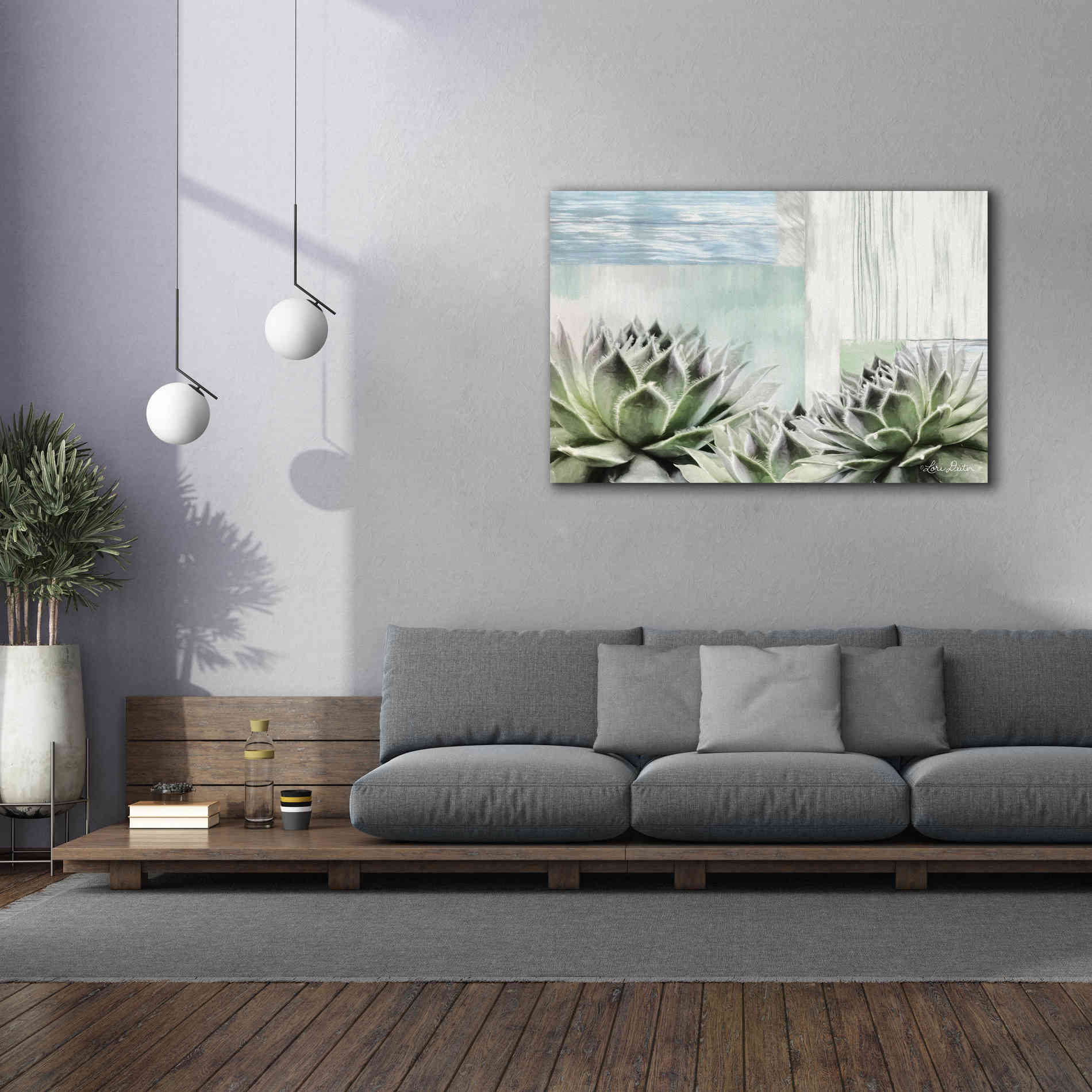 'Grow in Grace' by Lori Deiter, Canvas Wall Art,60 x 40