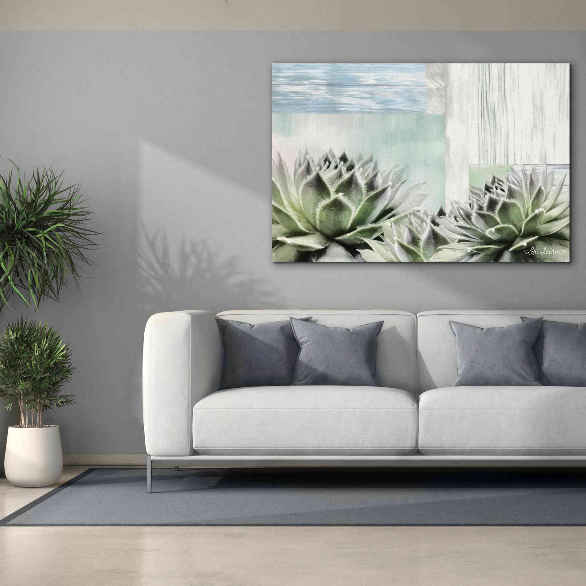 'Grow in Grace' by Lori Deiter, Canvas Wall Art,60 x 40