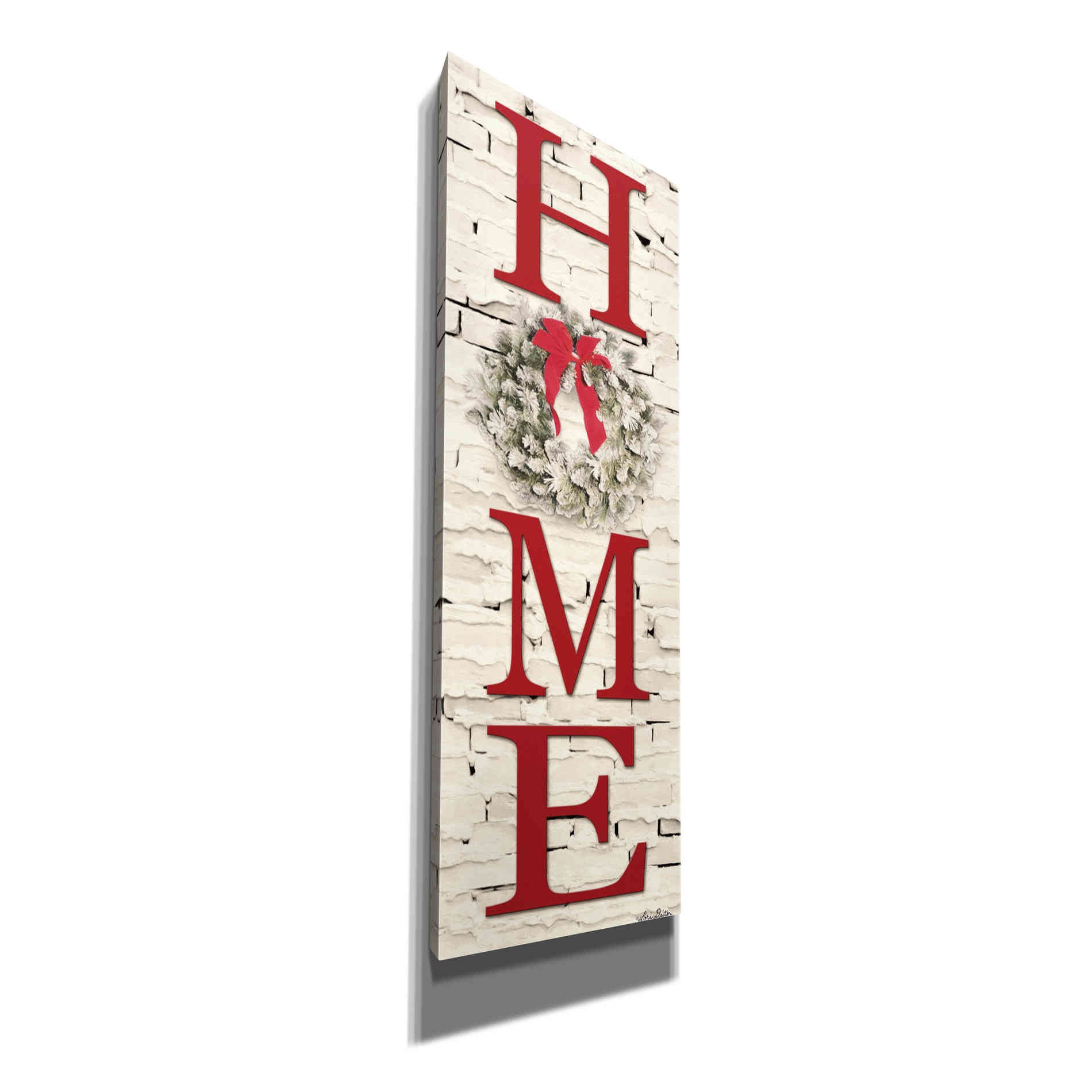 'Christmas Home Vertical II' by Lori Deiter, Canvas Wall Art