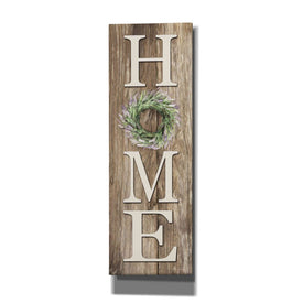'Lavender Wreath Home' by Lori Deiter, Canvas Wall Art