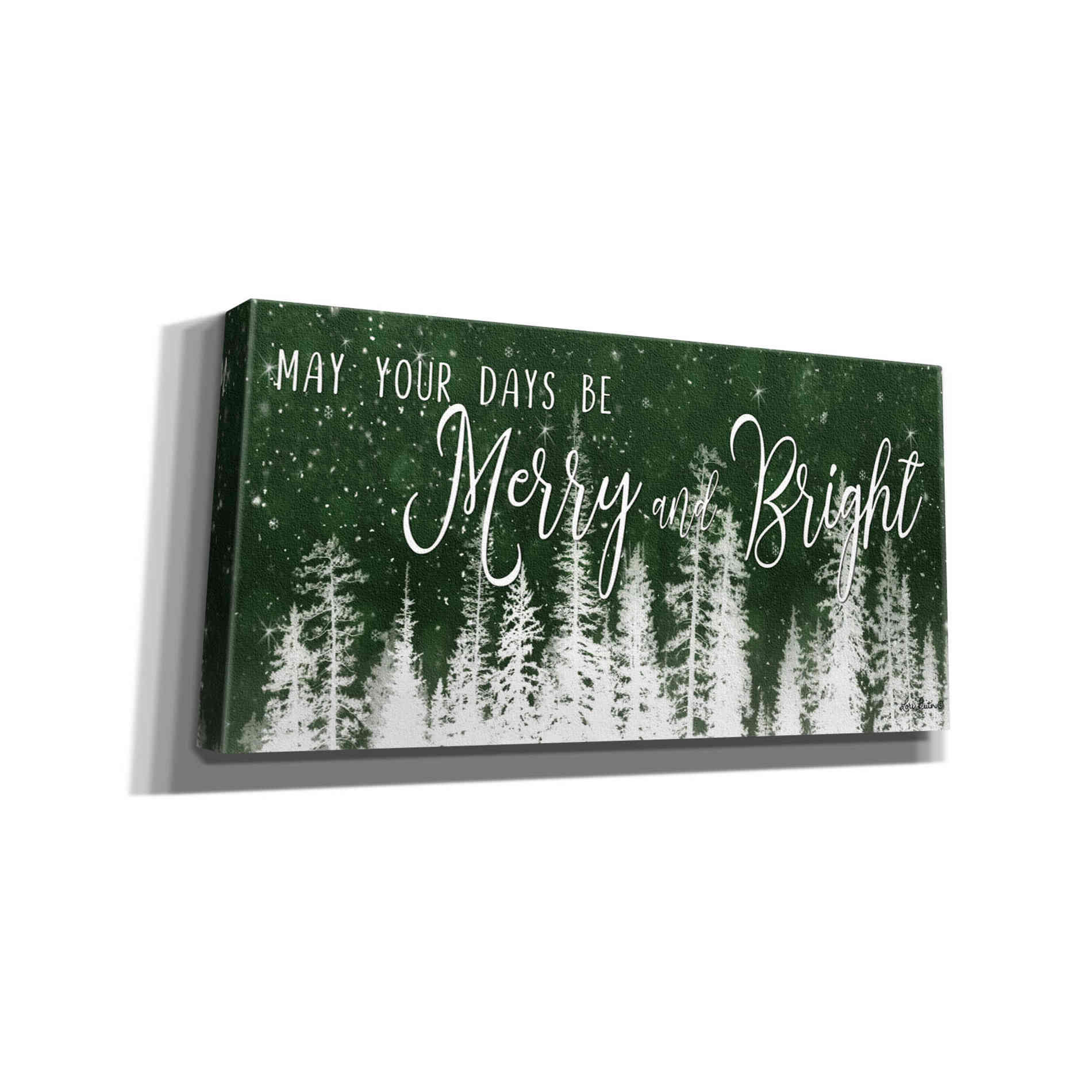 'Merry and Bright' by Lori Deiter, Canvas Wall Art