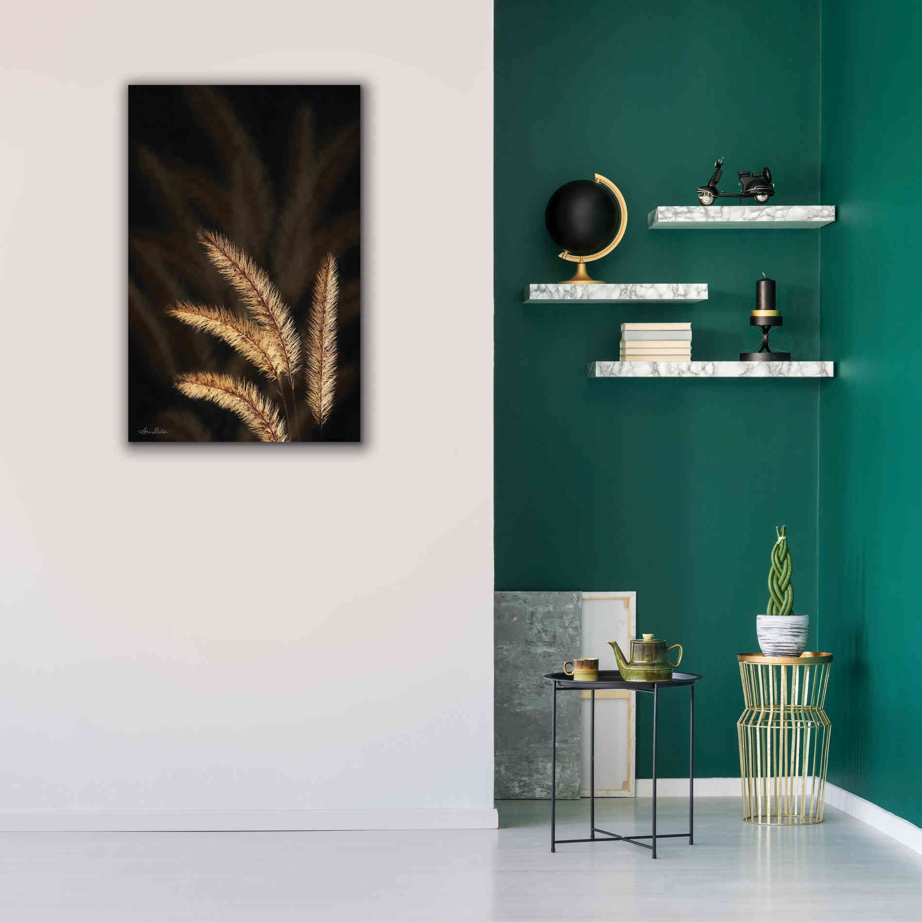 'Golden Grass I' by Lori Deiter, Canvas Wall Art,26 x 40
