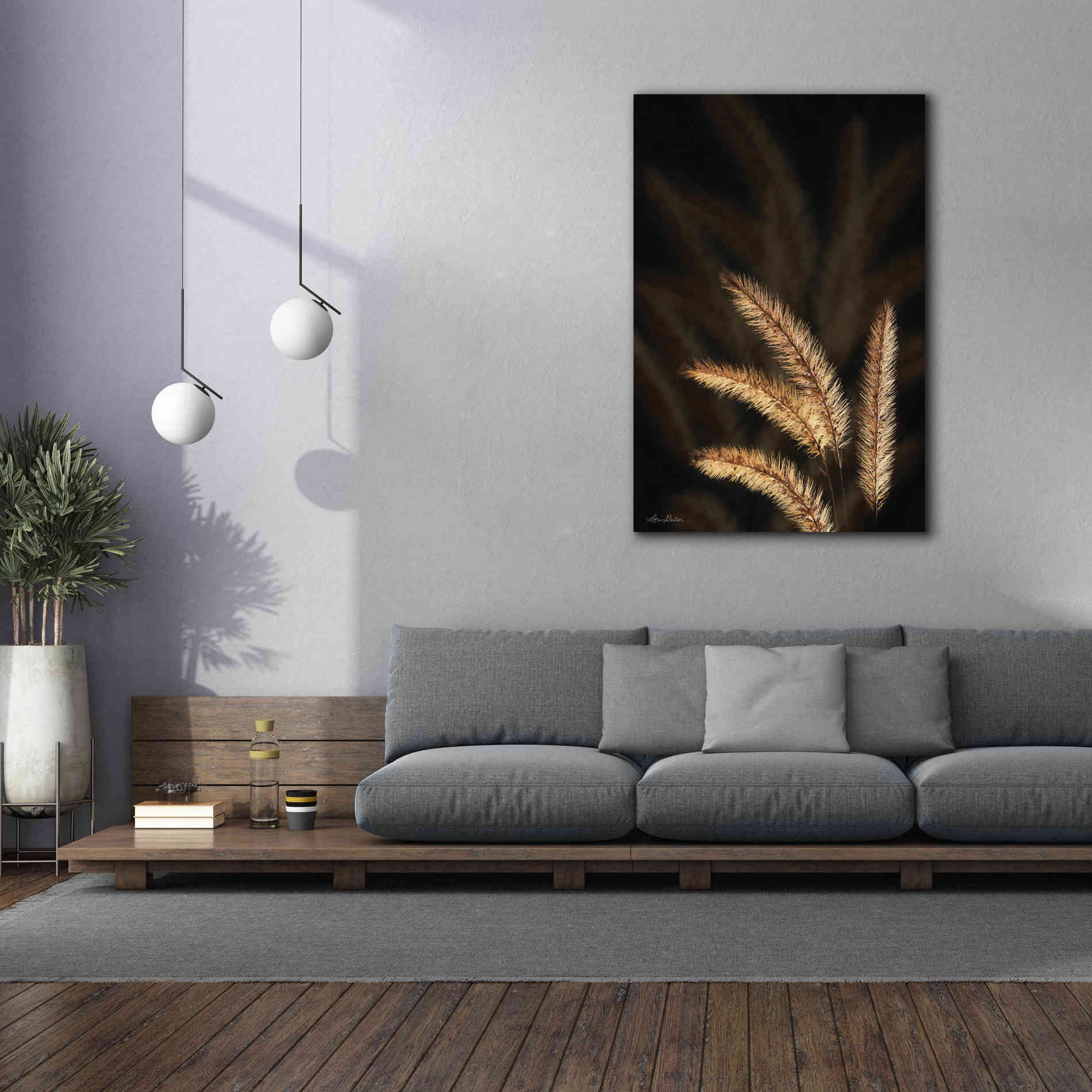 'Golden Grass I' by Lori Deiter, Canvas Wall Art,40 x 60