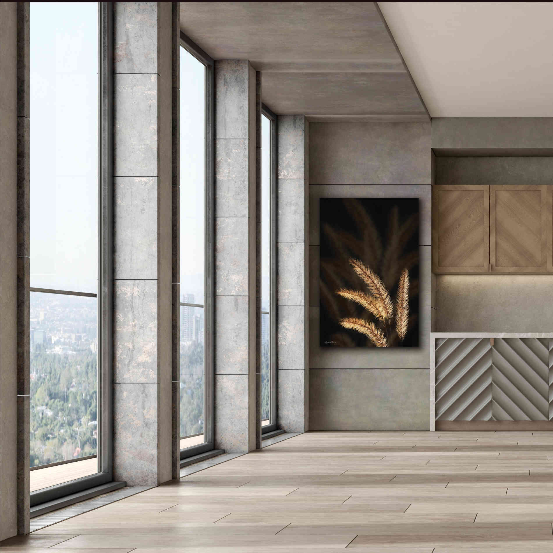 'Golden Grass I' by Lori Deiter, Canvas Wall Art,40 x 60