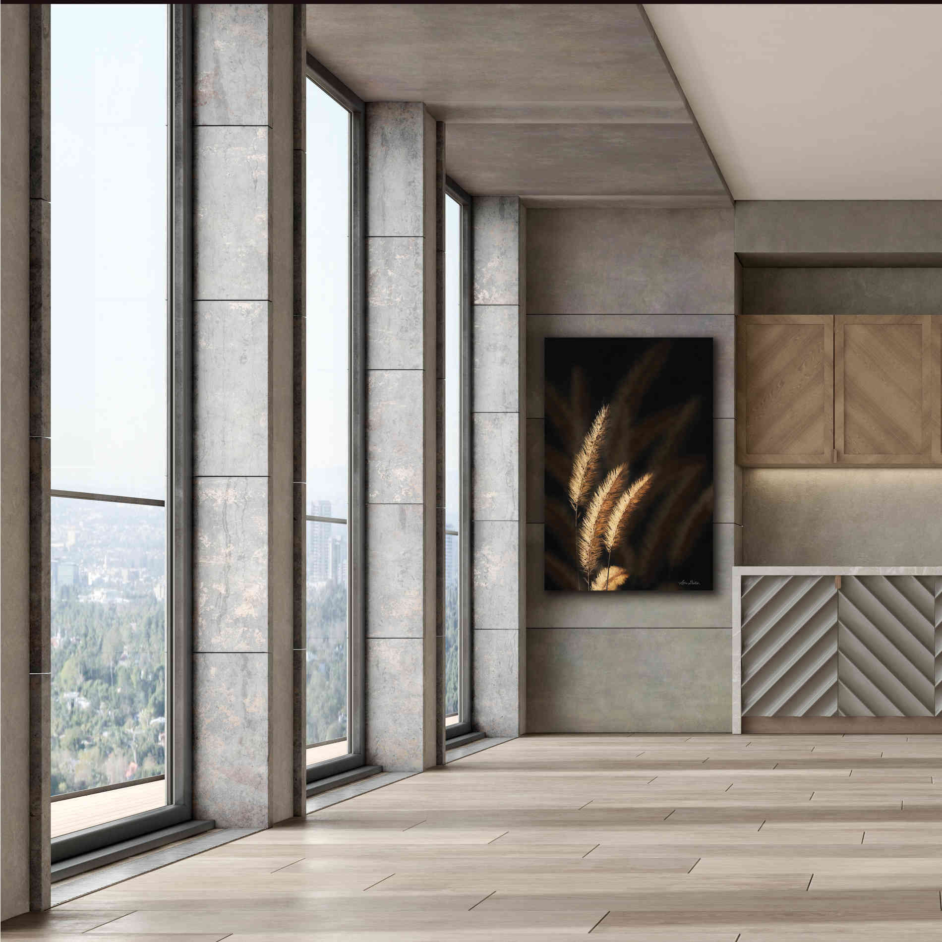 'Golden Grass III' by Lori Deiter, Canvas Wall Art,40 x 60