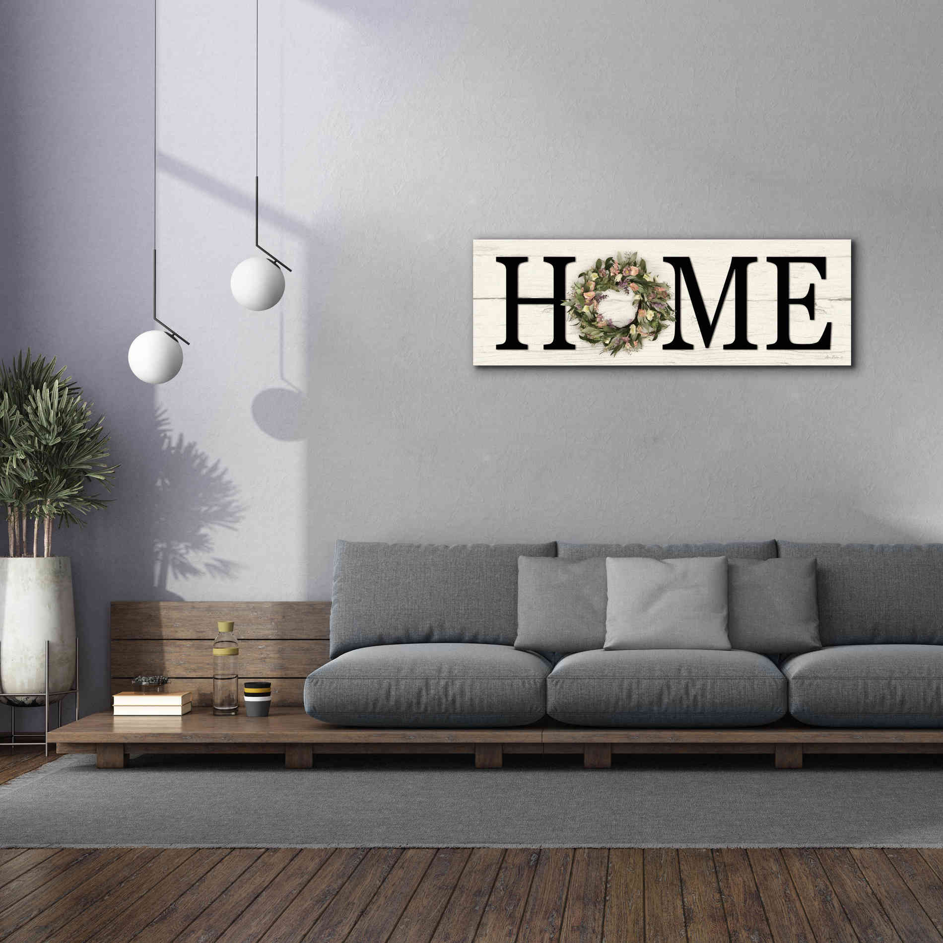 'Summer Home' by Lori Deiter, Canvas Wall Art,60 x 20