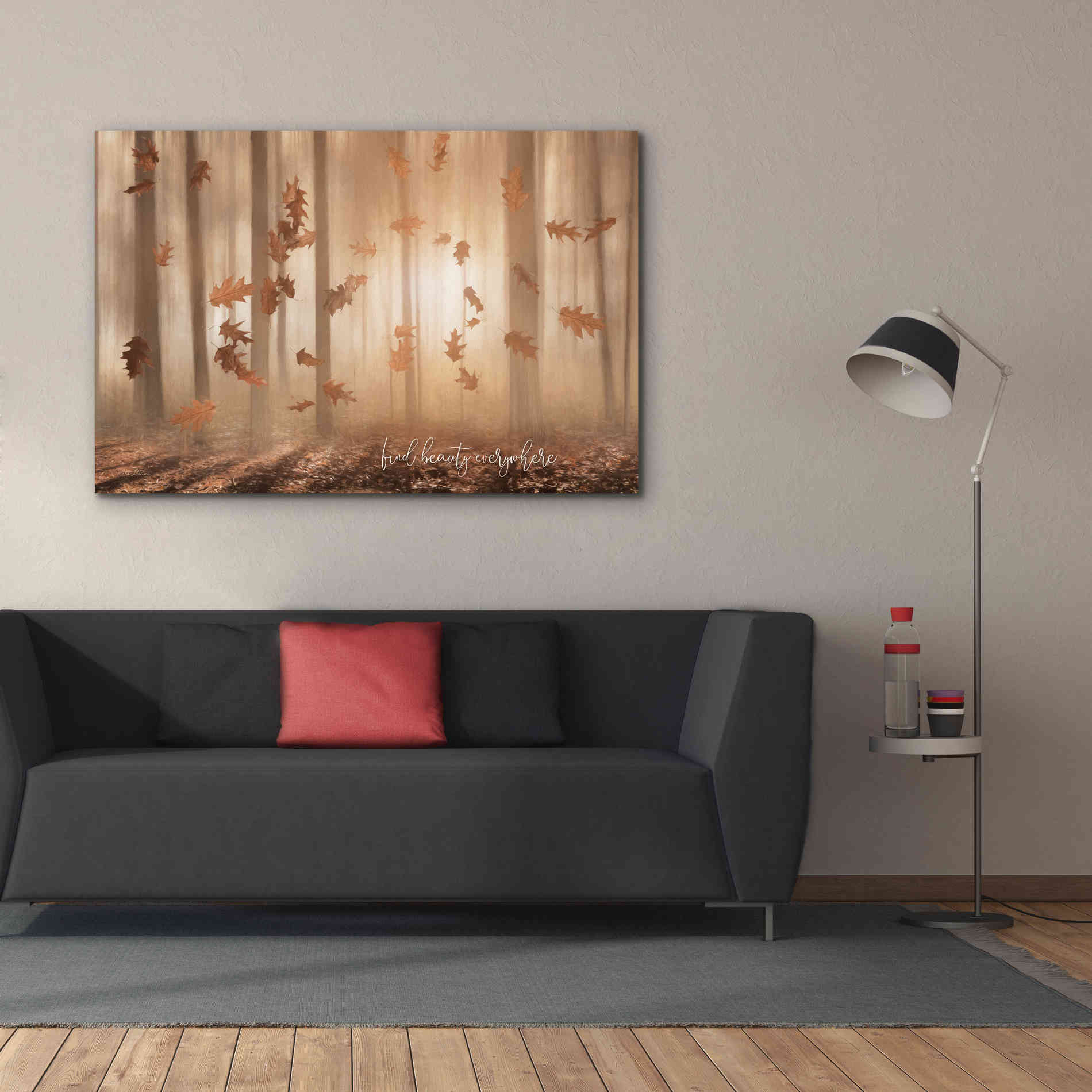 'Find Beauty Everywhere' by Lori Deiter, Canvas Wall Art,60 x 40