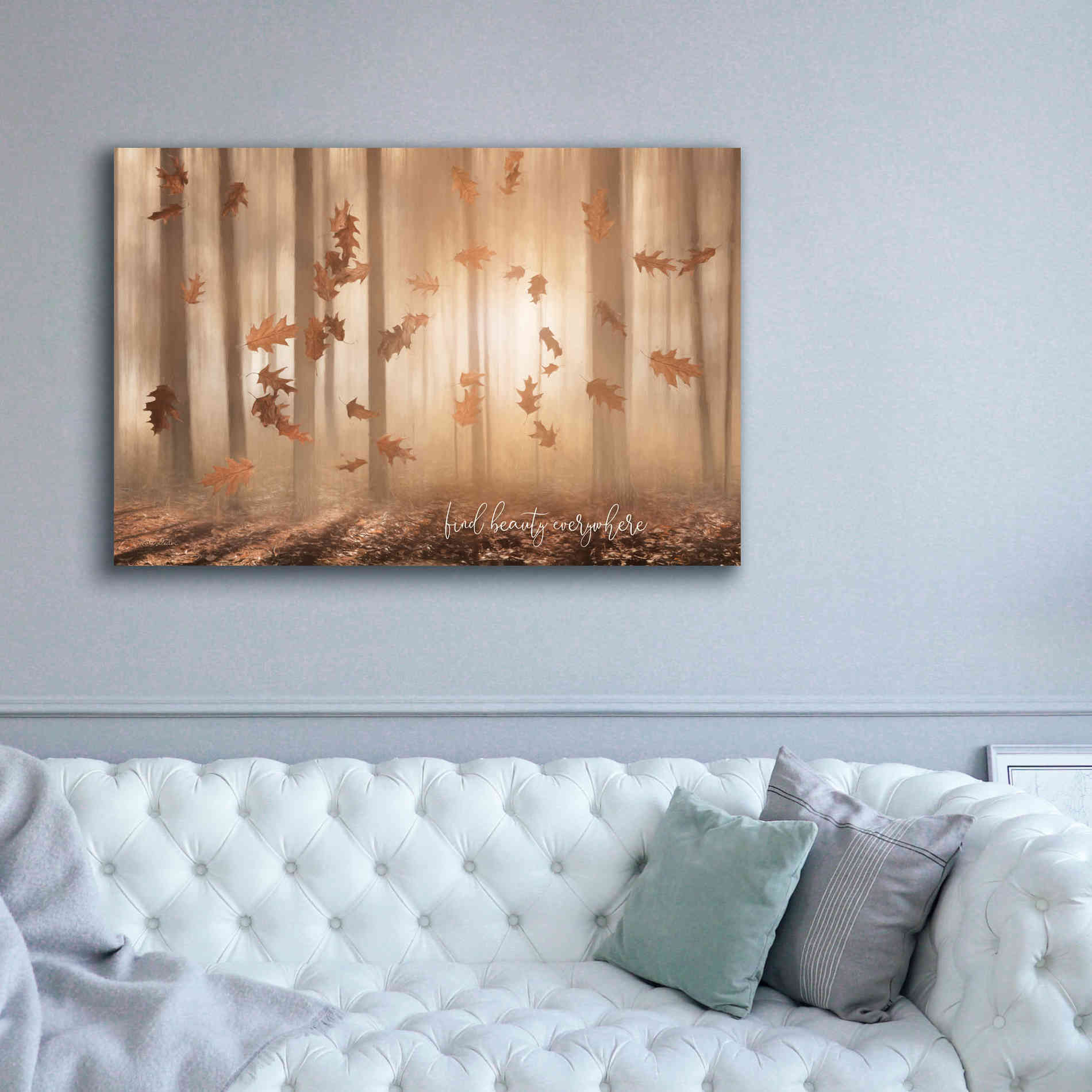 'Find Beauty Everywhere' by Lori Deiter, Canvas Wall Art,60 x 40