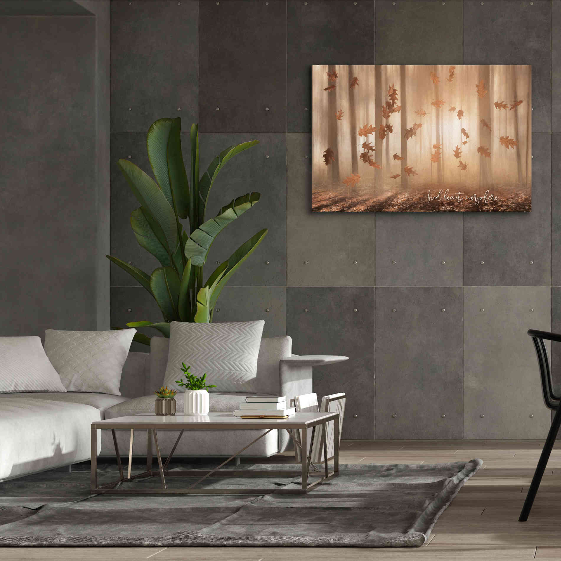 'Find Beauty Everywhere' by Lori Deiter, Canvas Wall Art,60 x 40