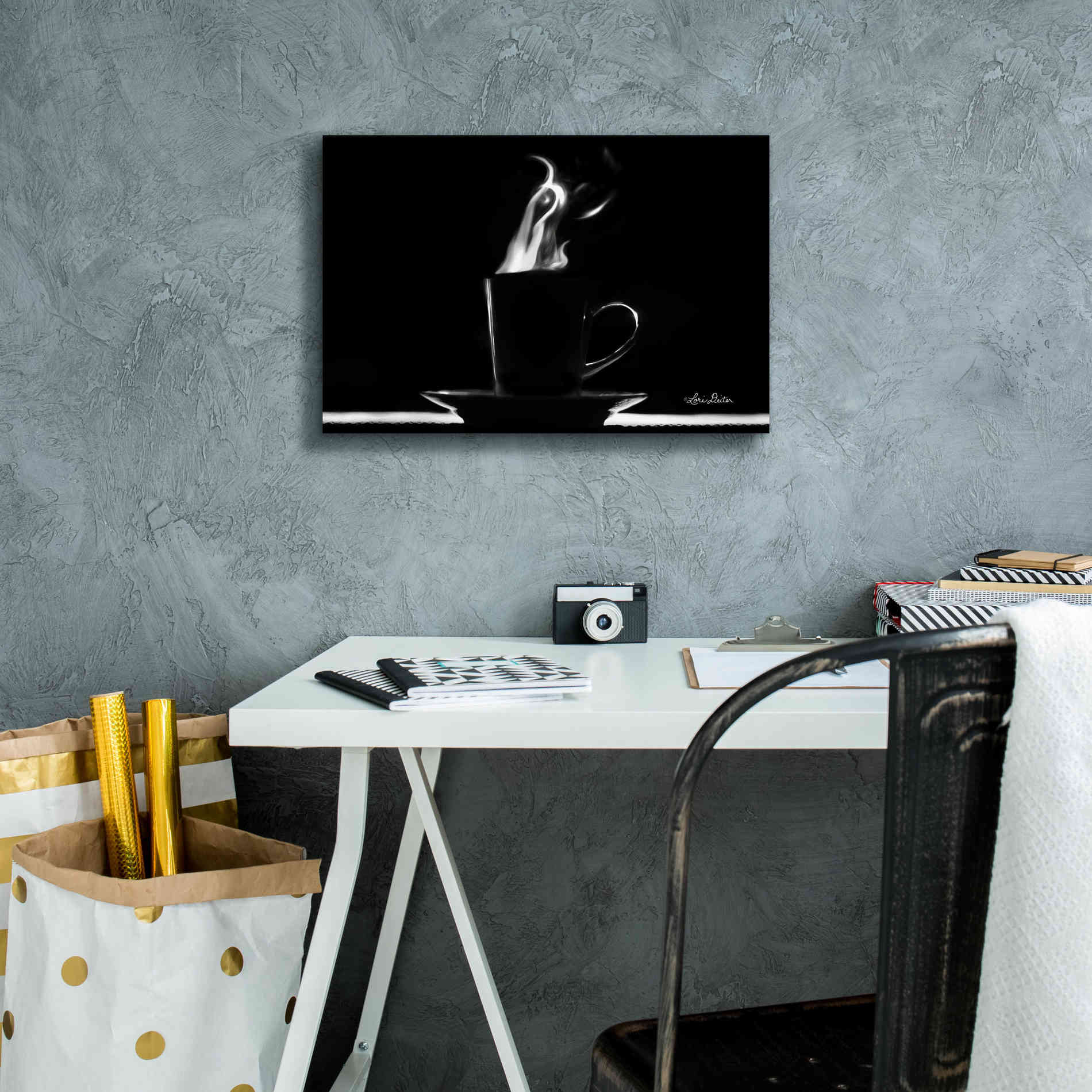 'Coffee Time I' by Lori Deiter, Canvas Wall Art,18 x 12