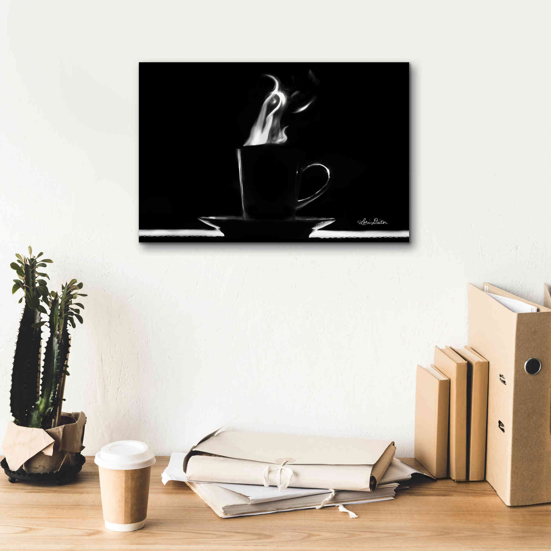 'Coffee Time I' by Lori Deiter, Canvas Wall Art,18 x 12