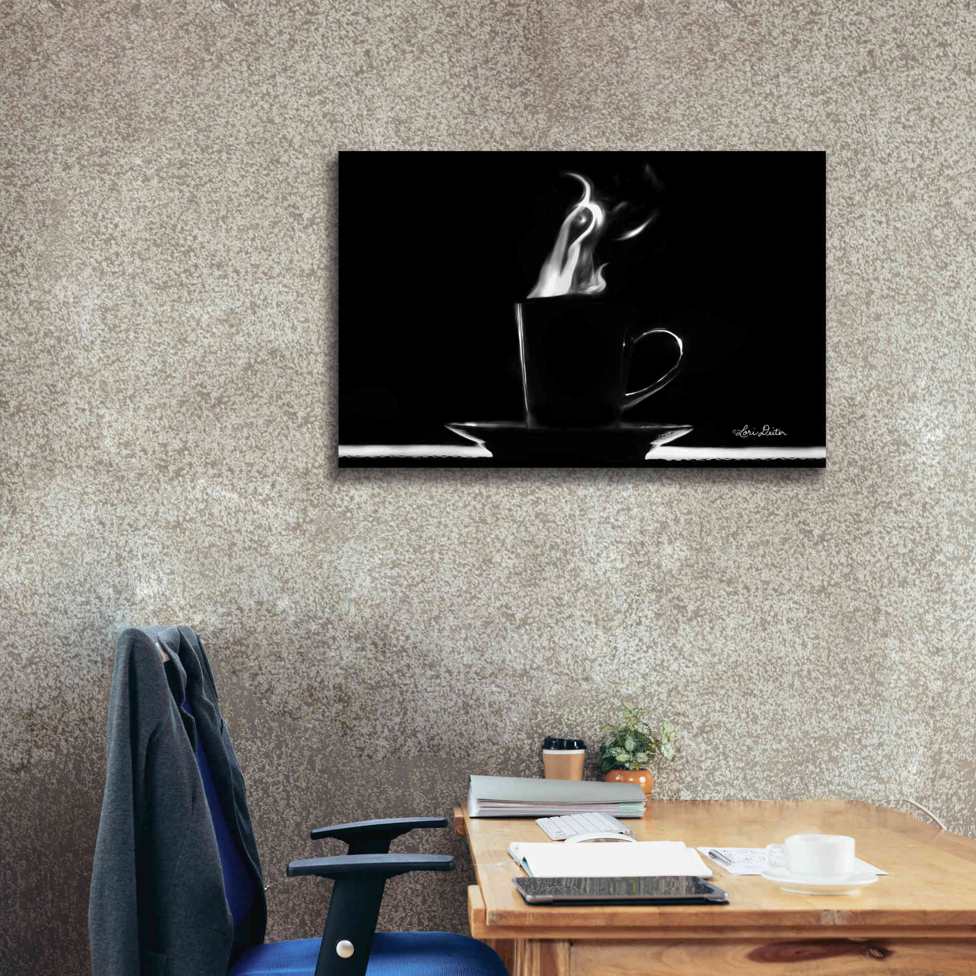 'Coffee Time I' by Lori Deiter, Canvas Wall Art,40 x 26