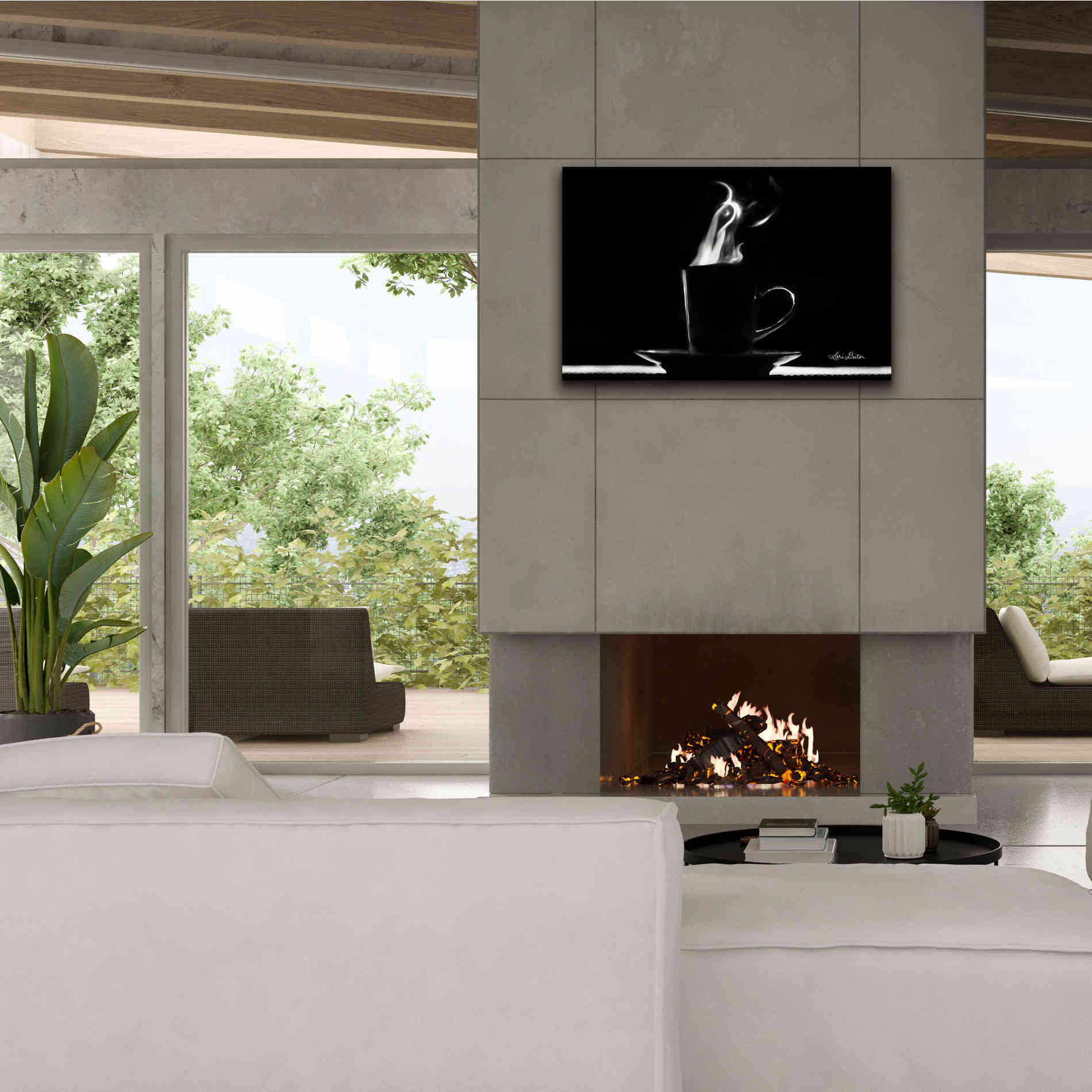 'Coffee Time I' by Lori Deiter, Canvas Wall Art,40 x 26