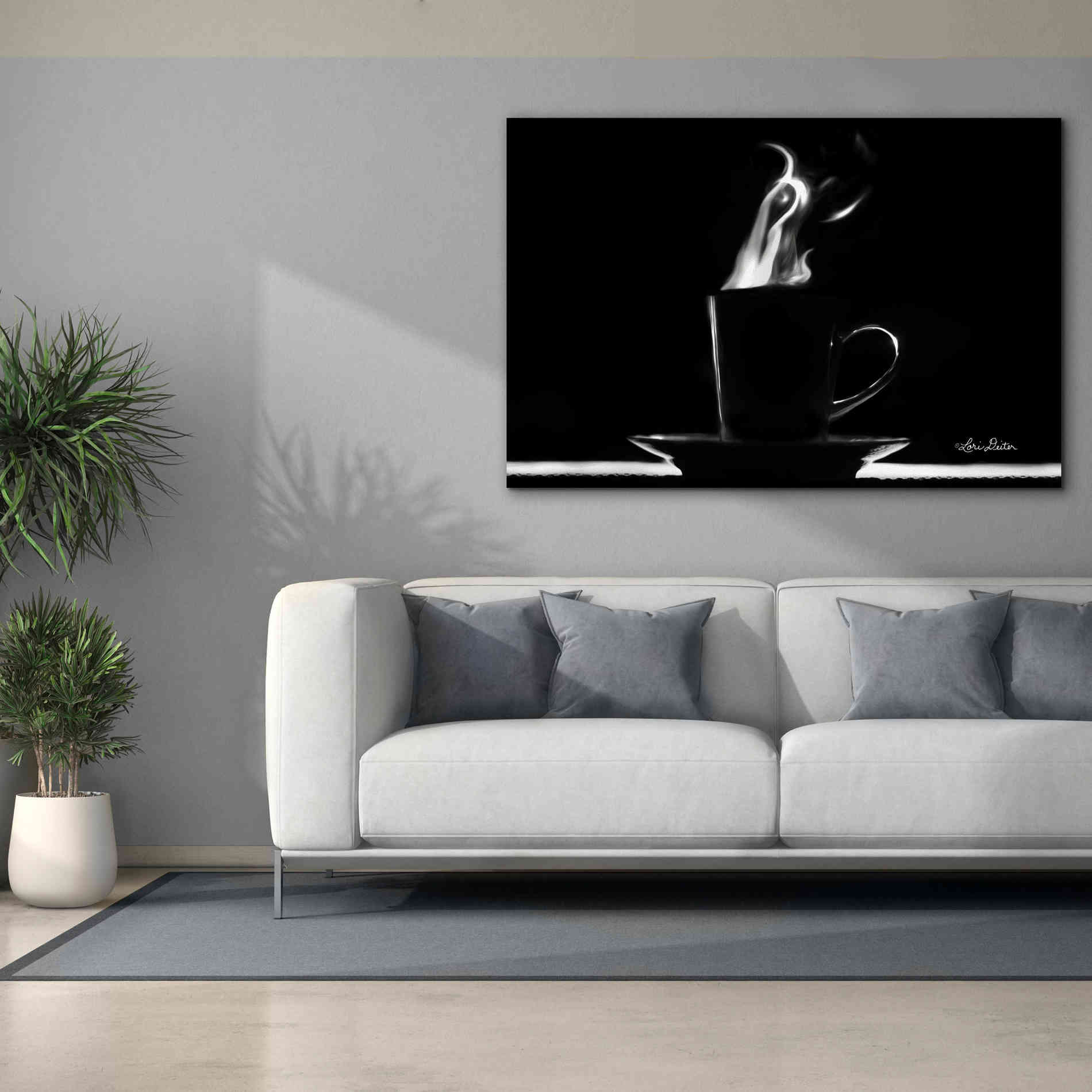 'Coffee Time I' by Lori Deiter, Canvas Wall Art,60 x 40