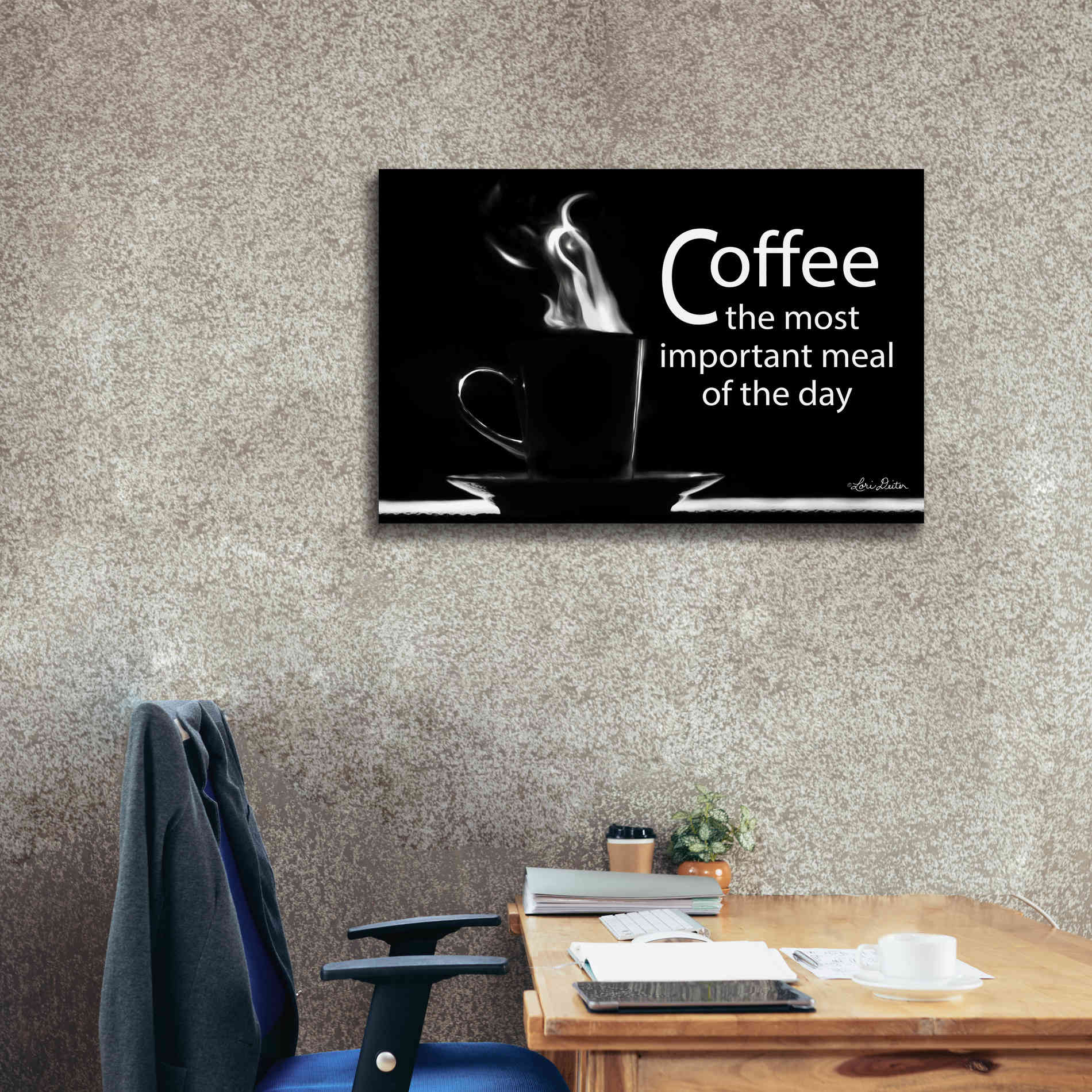 'Most Important Meal' by Lori Deiter, Canvas Wall Art,40 x 26