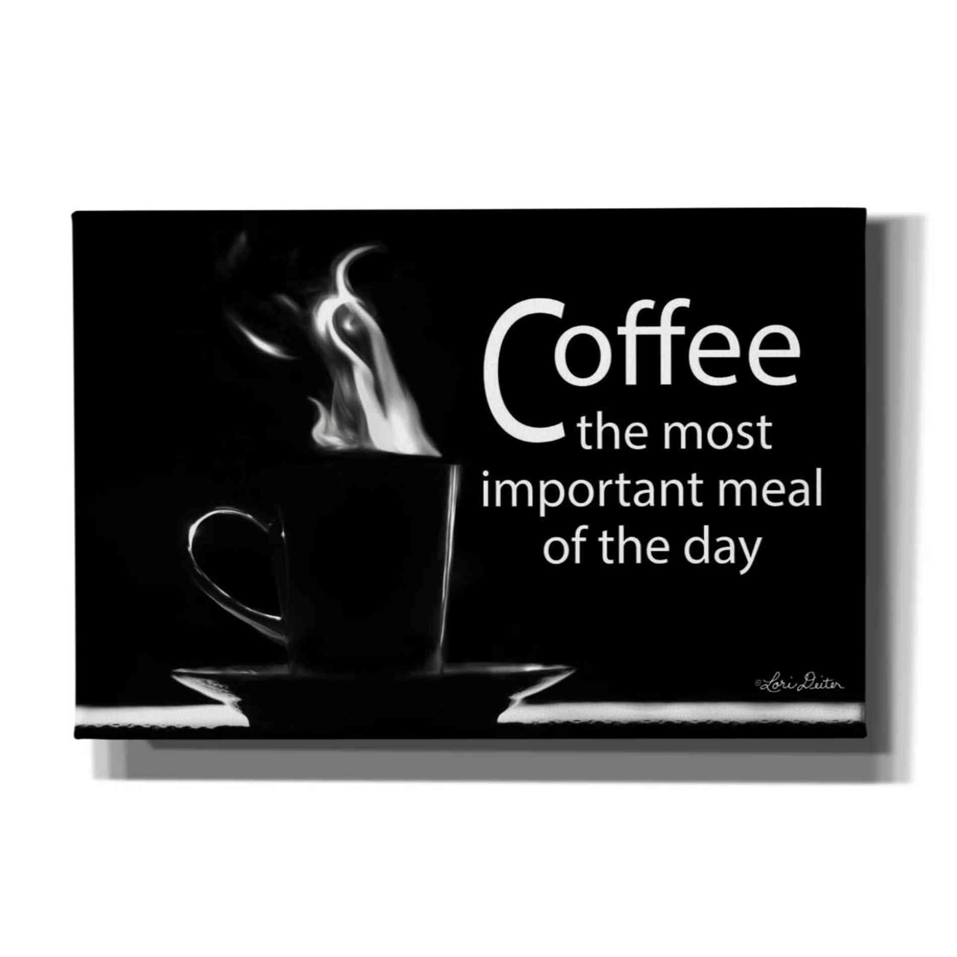 'Most Important Meal' by Lori Deiter, Canvas Wall Art