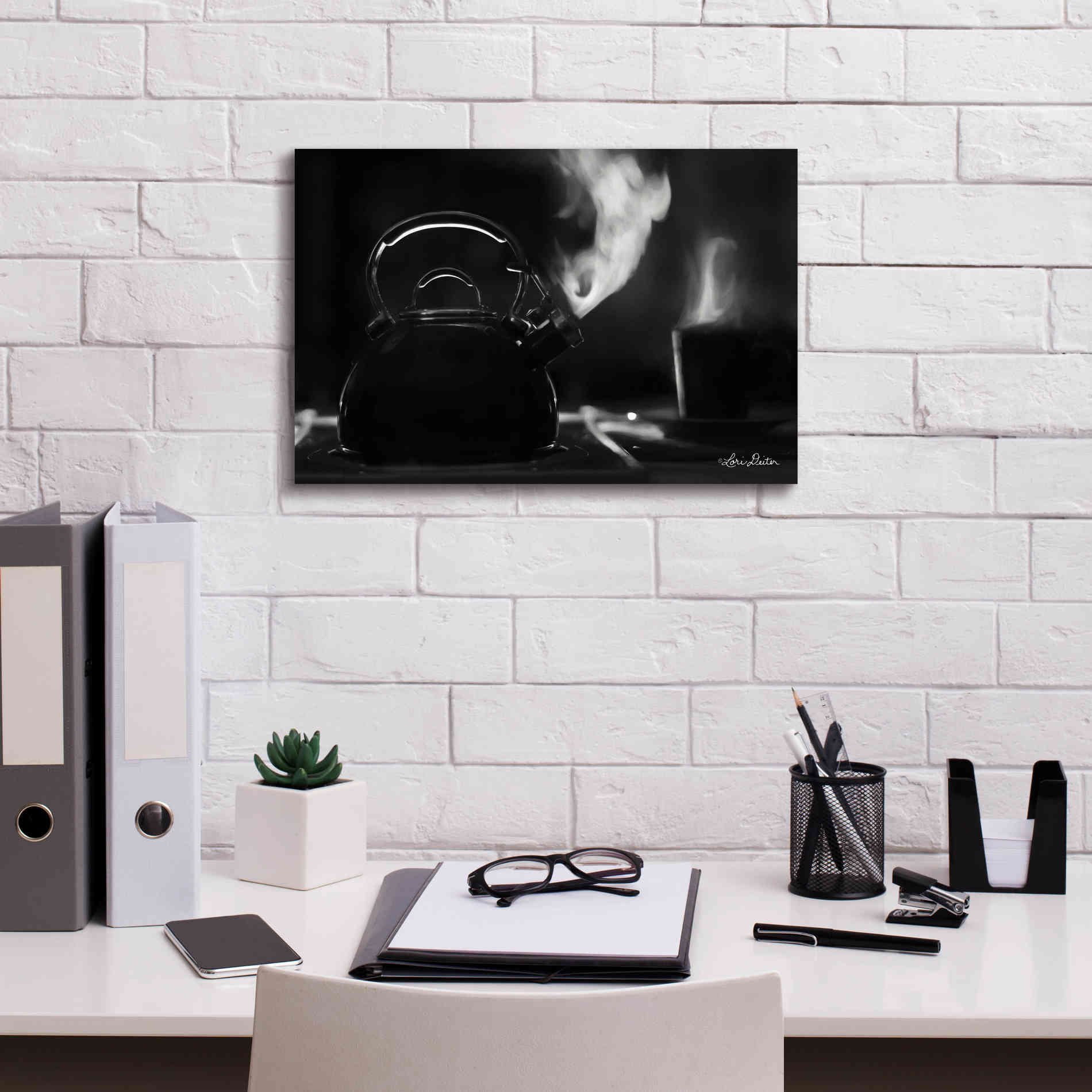 'Tea Time I' by Lori Deiter, Canvas Wall Art,18 x 12