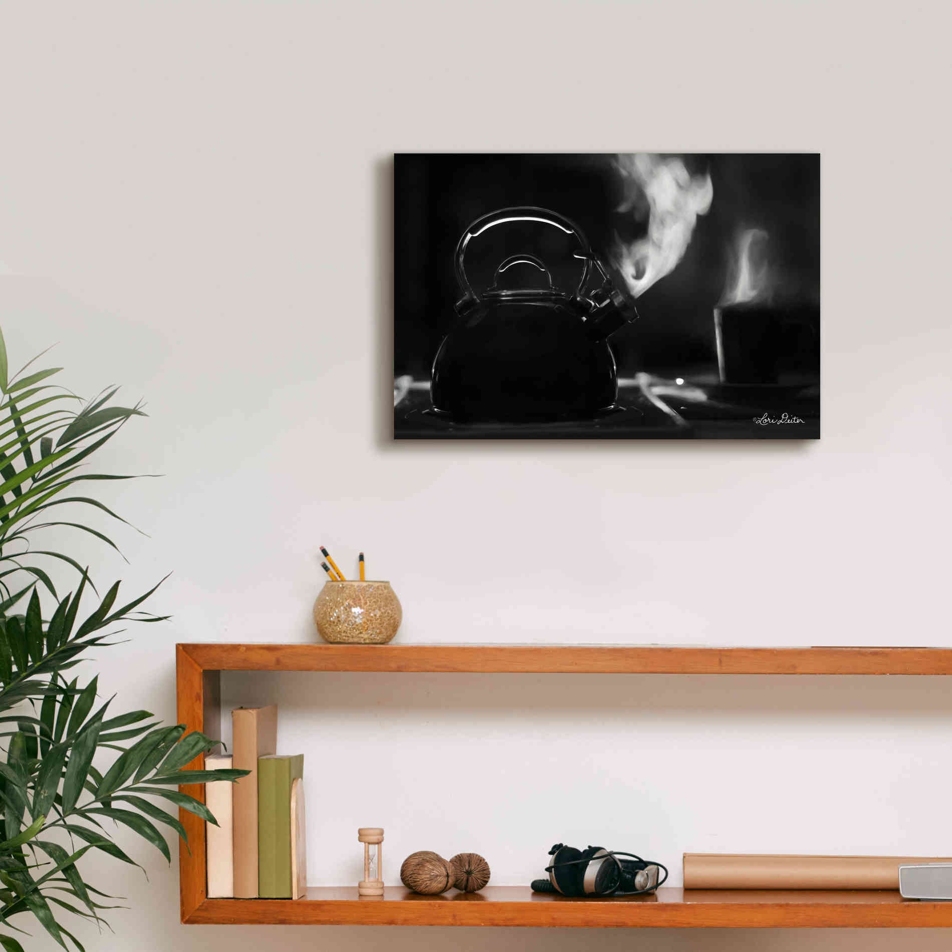 'Tea Time I' by Lori Deiter, Canvas Wall Art,18 x 12