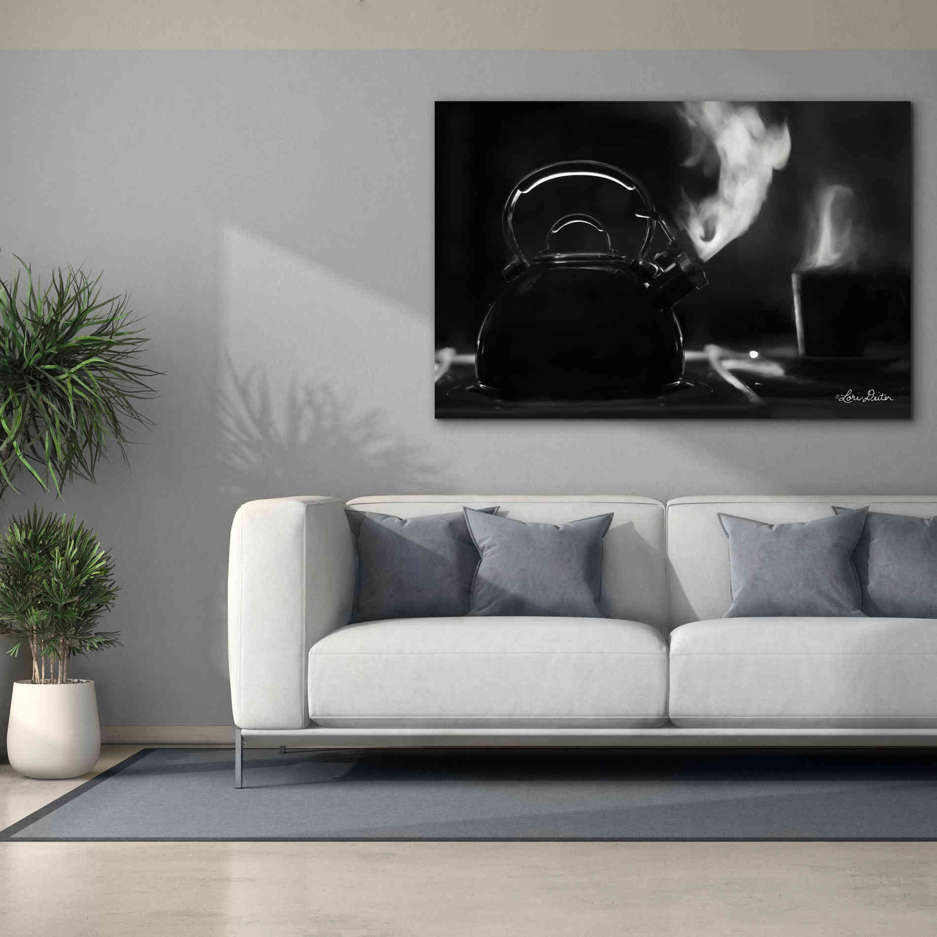 'Tea Time I' by Lori Deiter, Canvas Wall Art,60 x 40