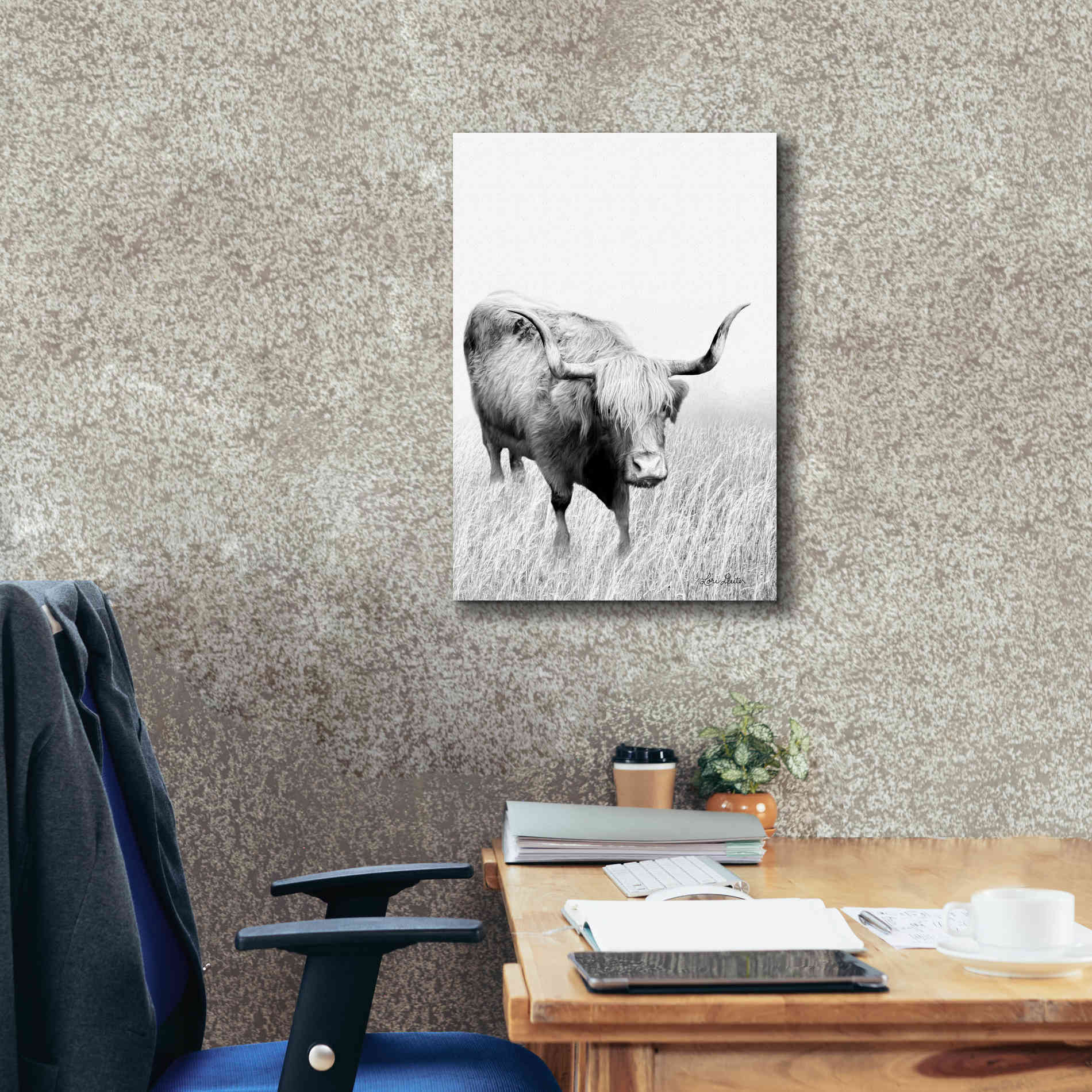 'Kiss My Hairy Face' by Lori Deiter, Canvas Wall Art,18 x 26