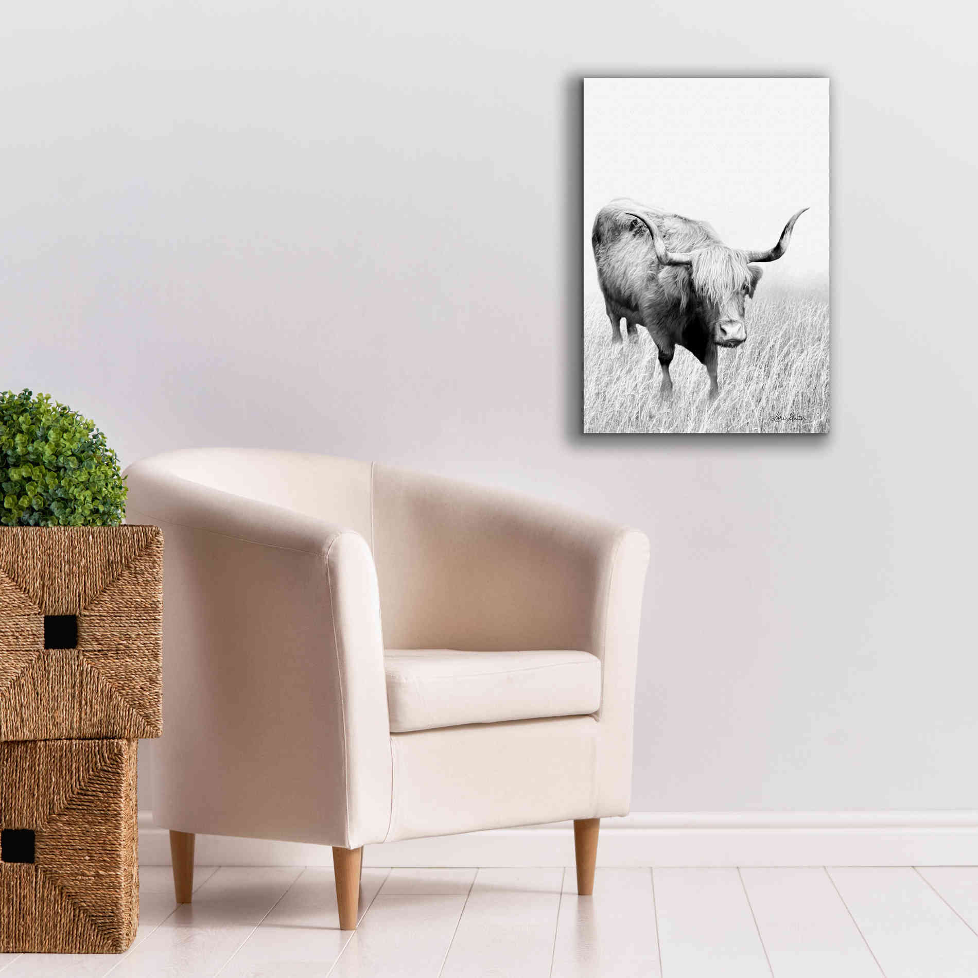 'Kiss My Hairy Face' by Lori Deiter, Canvas Wall Art,18 x 26