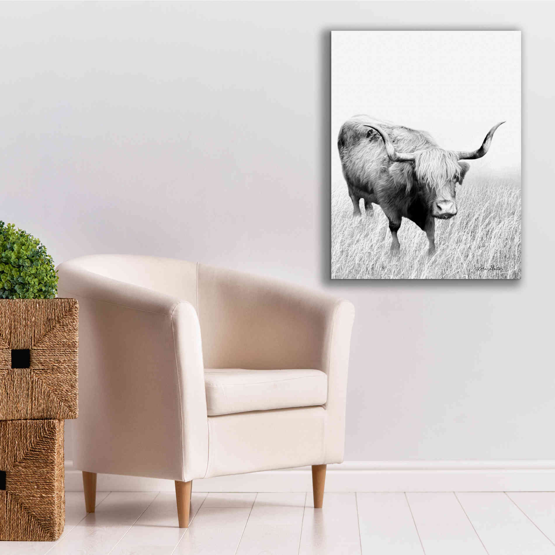 'Kiss My Hairy Face' by Lori Deiter, Canvas Wall Art,26 x 34