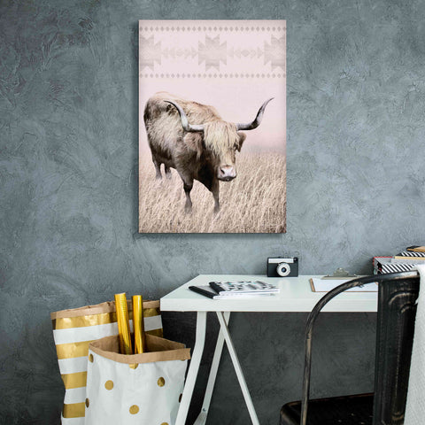 Image of 'Rosie the Cow' by Lori Deiter, Canvas Wall Art,18 x 26