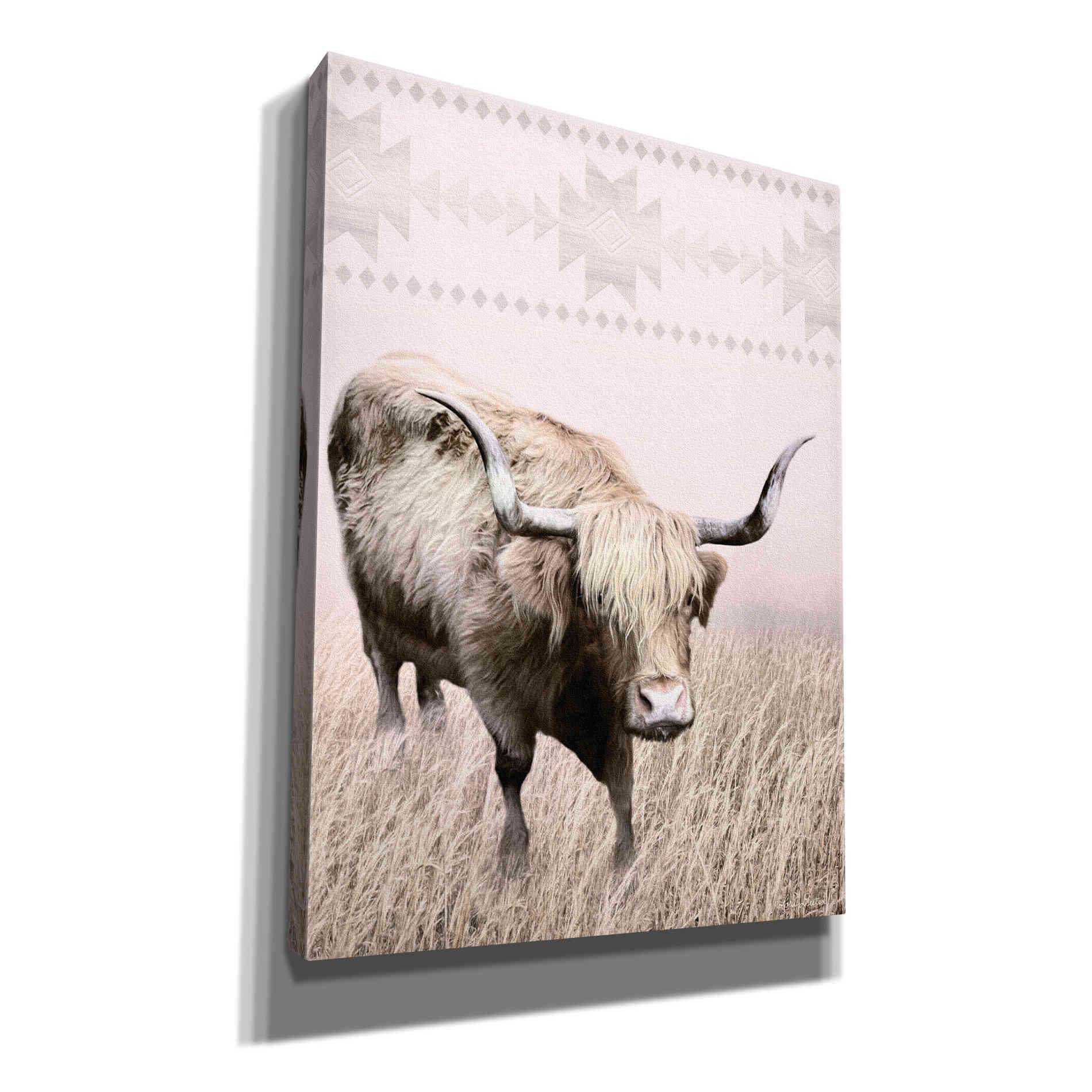 'Rosie the Cow' by Lori Deiter, Canvas Wall Art