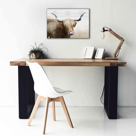 Image of 'Get Your Horns Up' by Lori Deiter, Canvas Wall Art,26 x 18