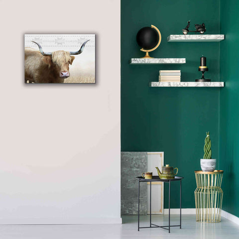 Image of 'Get Your Horns Up' by Lori Deiter, Canvas Wall Art,26 x 18
