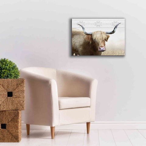Image of 'Get Your Horns Up' by Lori Deiter, Canvas Wall Art,26 x 18