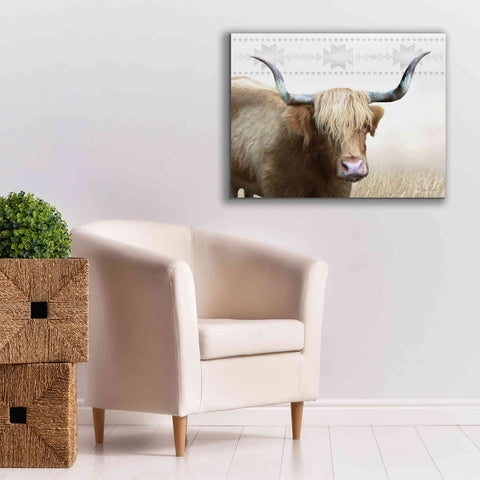 Image of 'Get Your Horns Up' by Lori Deiter, Canvas Wall Art,34 x 26